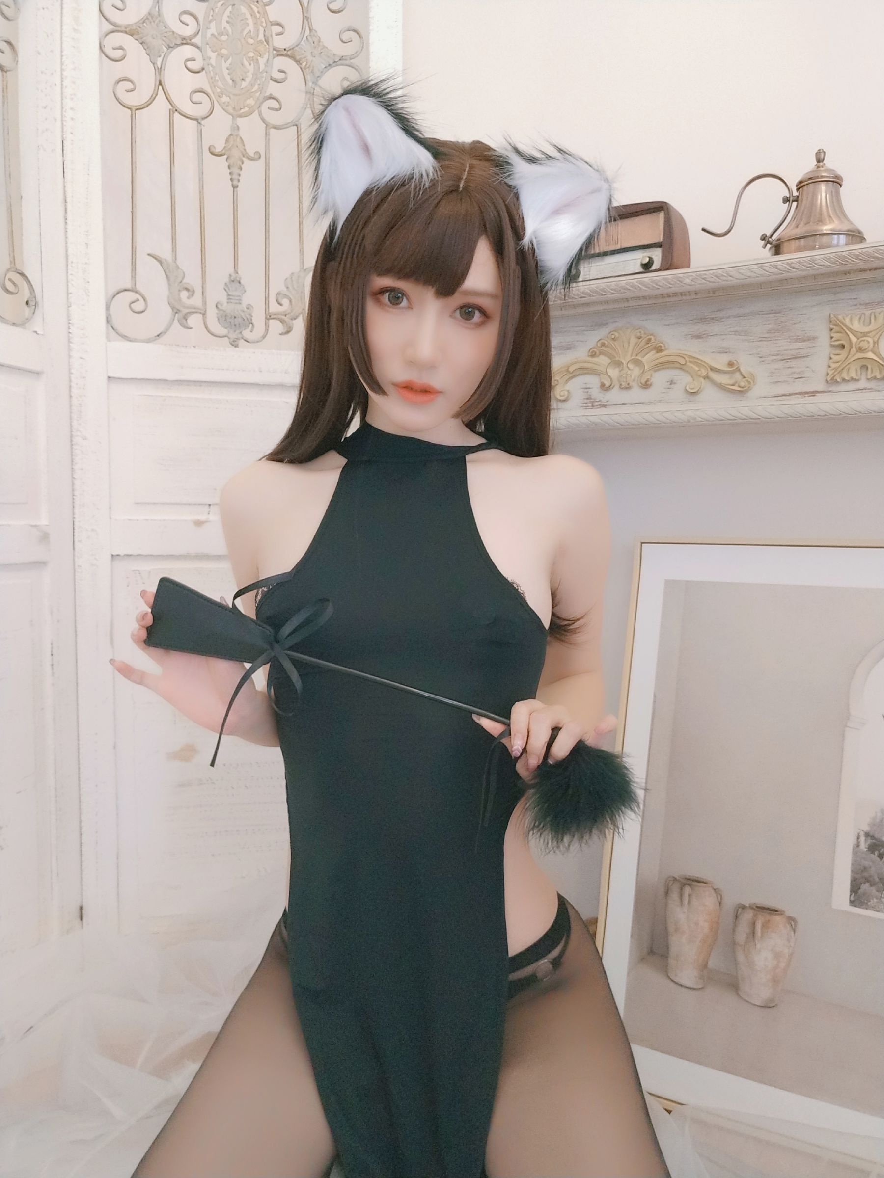 [网红COSER写真] 木之本果 - 黒猫の彼女