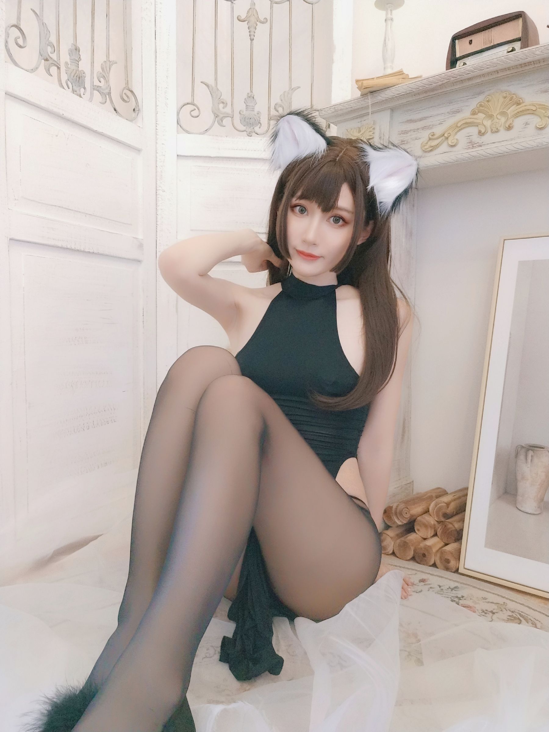 [网红COSER写真] 木之本果 - 黒猫の彼女