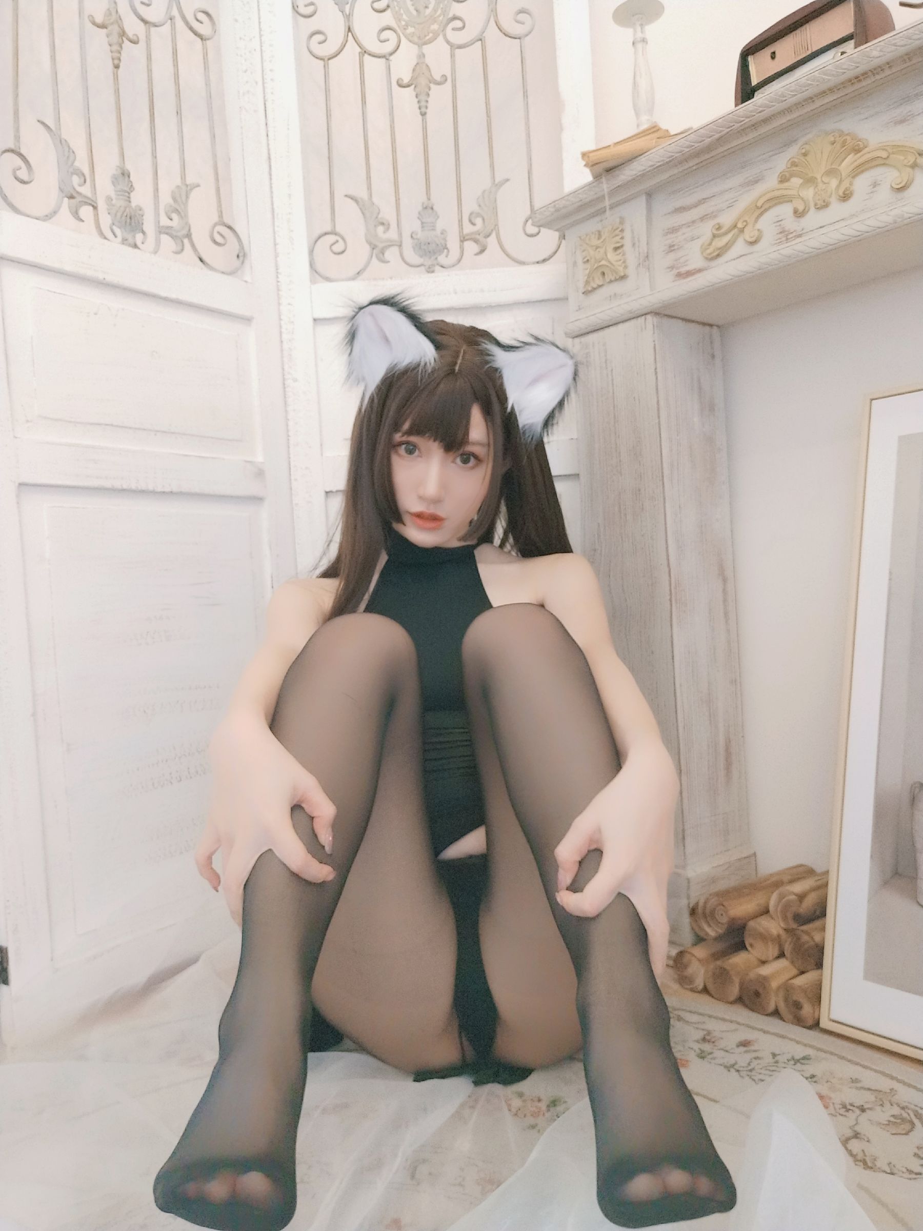 [网红COSER写真] 木之本果 - 黒猫の彼女