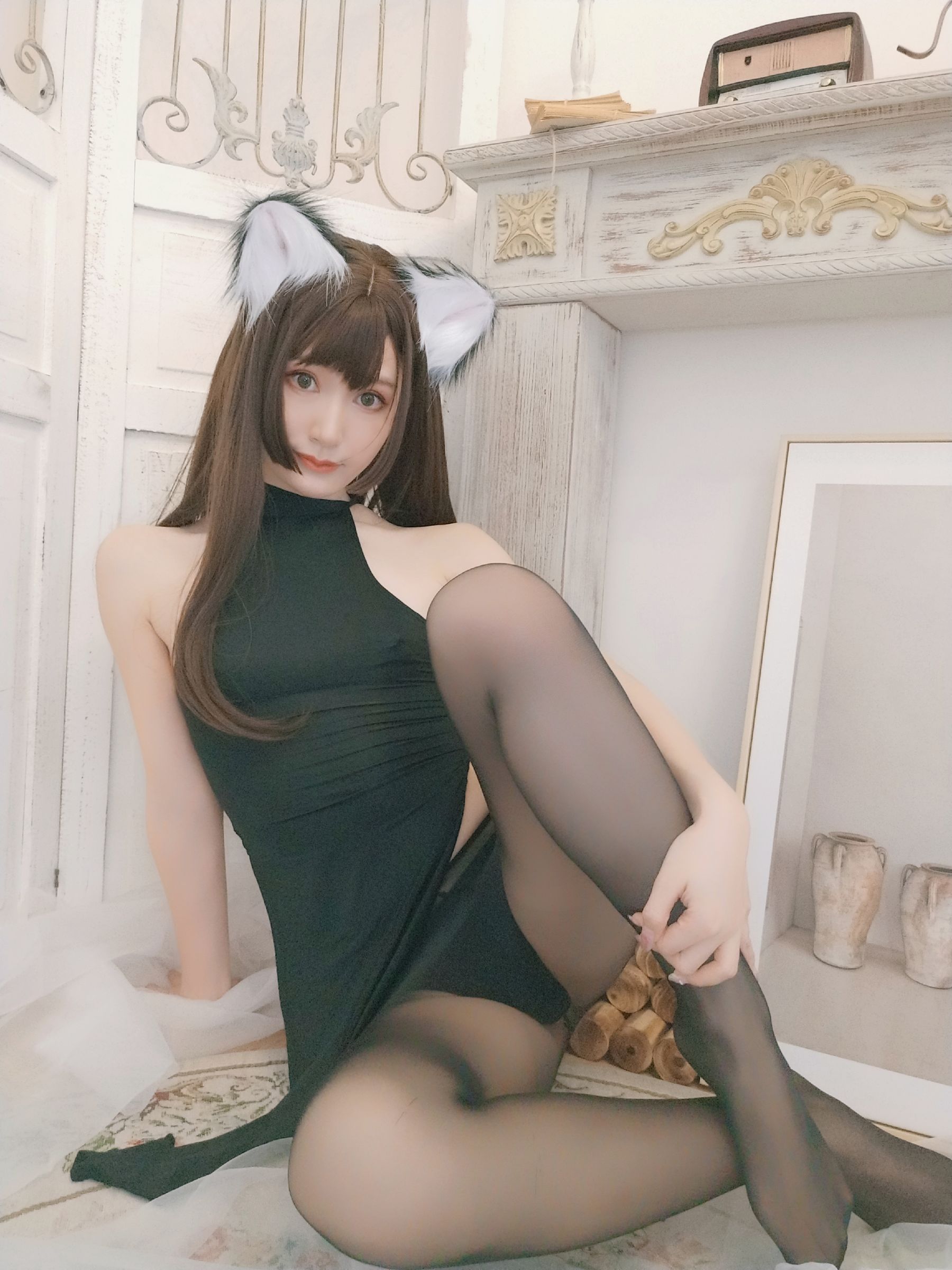 [网红COSER写真] 木之本果 - 黒猫の彼女