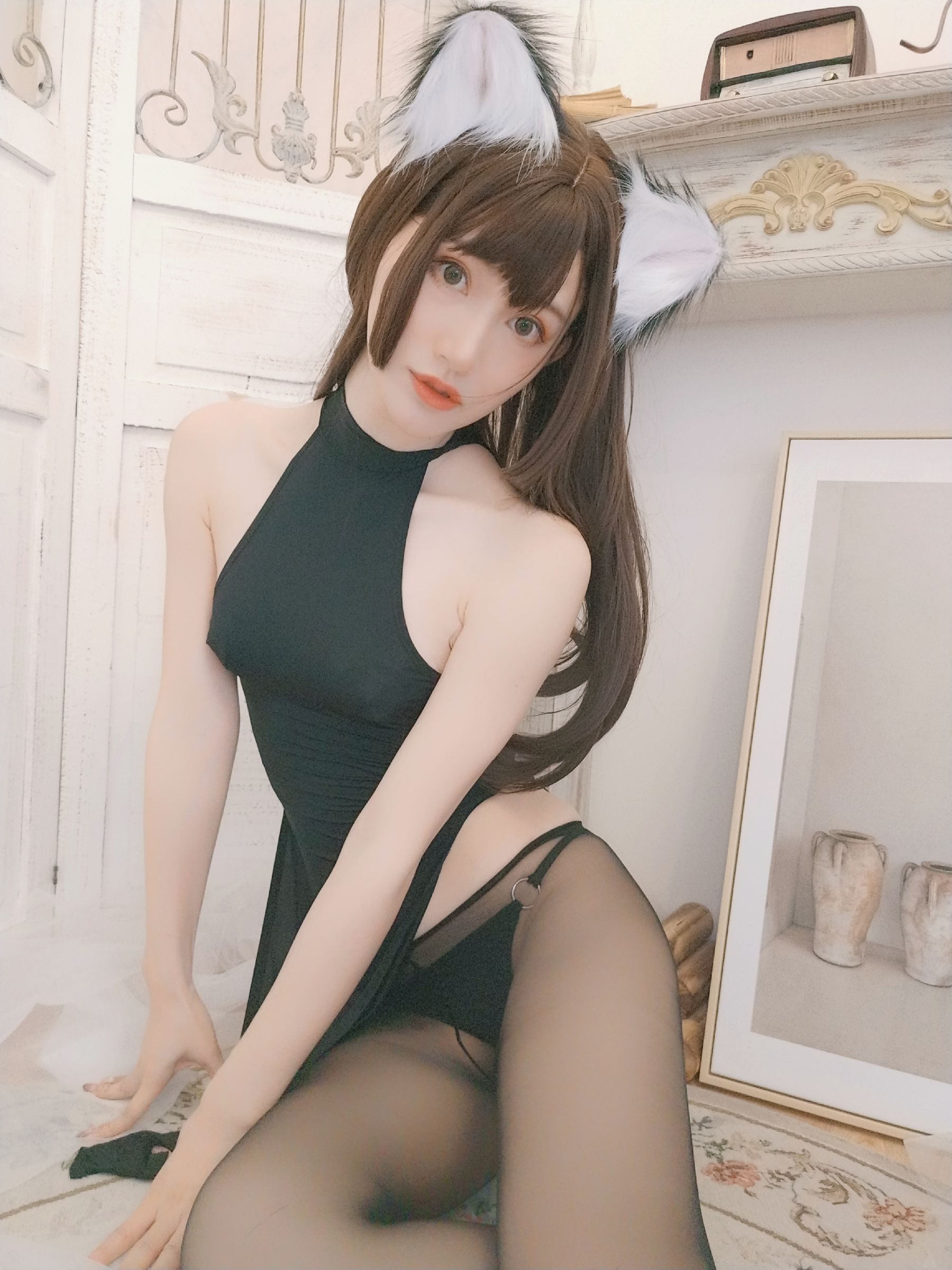[网红COSER写真] 木之本果 - 黒猫の彼女