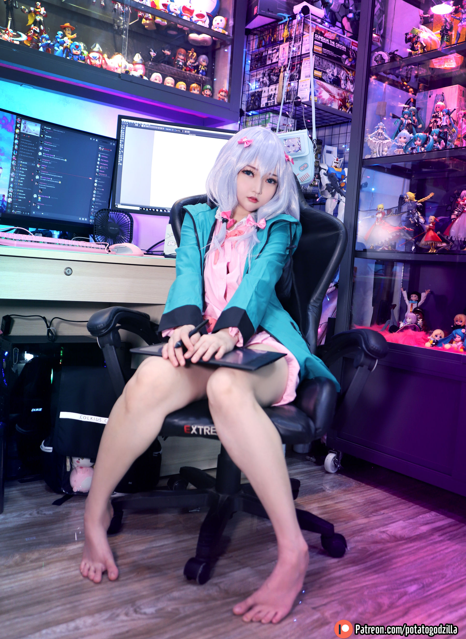 [网红COSER写真] Coser小姐姐Potato Godzilla - Sagiri
