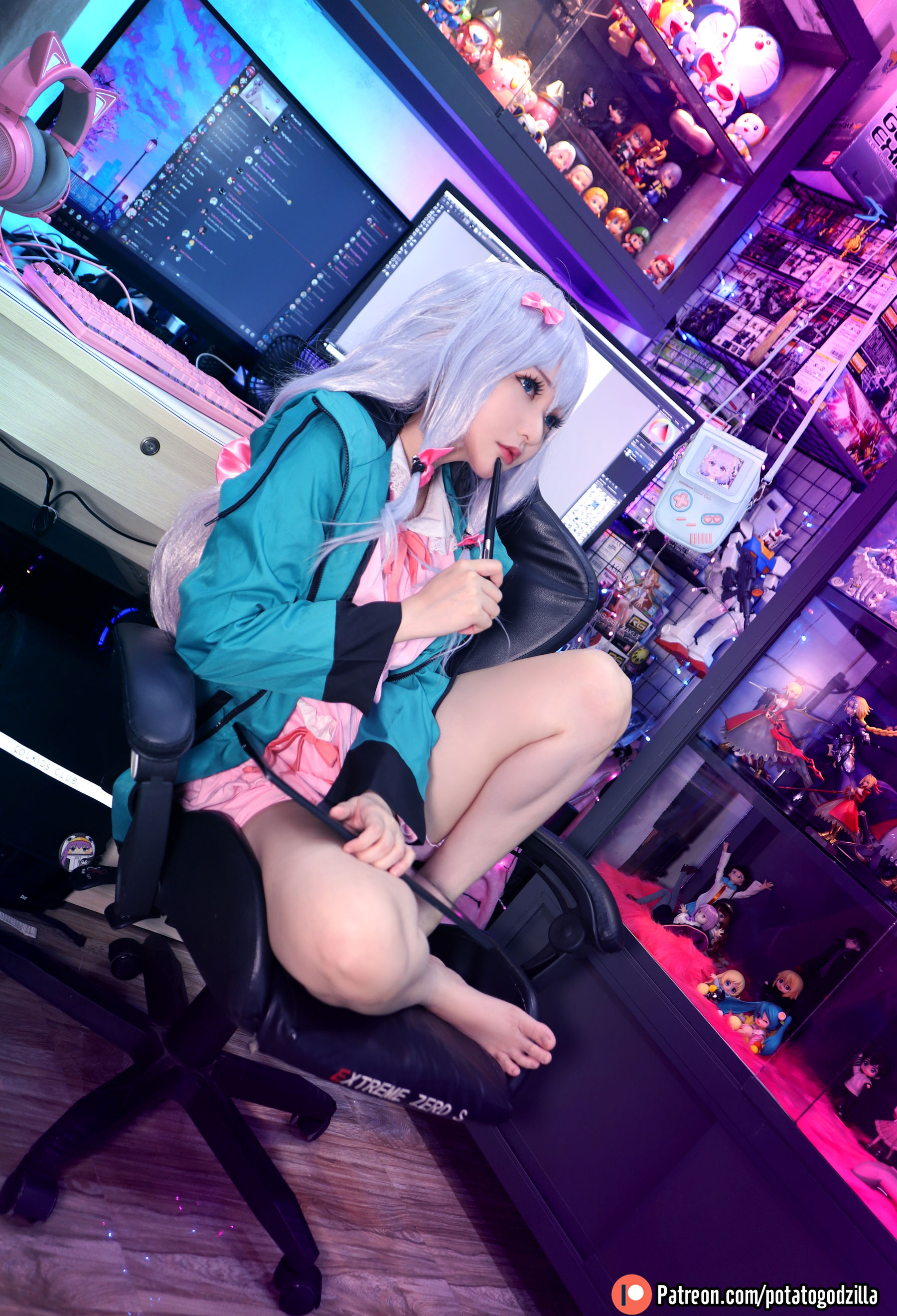 [网红COSER写真] Coser小姐姐Potato Godzilla - Sagiri