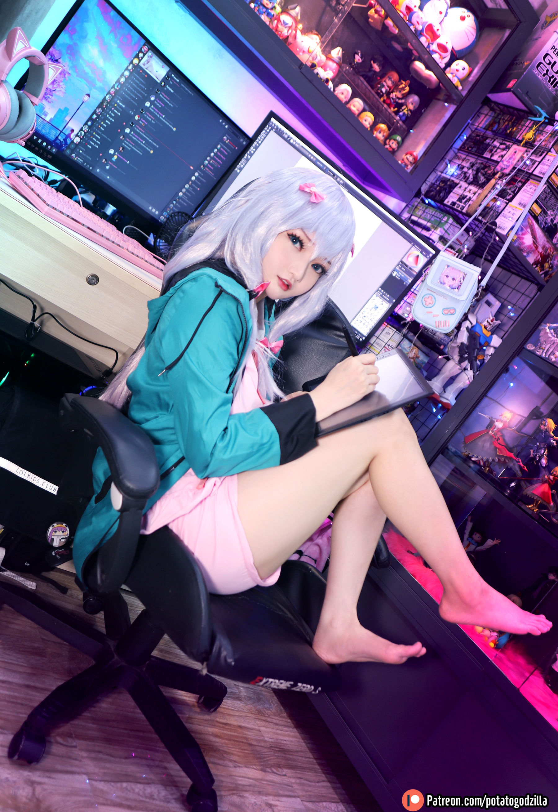 [网红COSER写真] Coser小姐姐Potato Godzilla - Sagiri