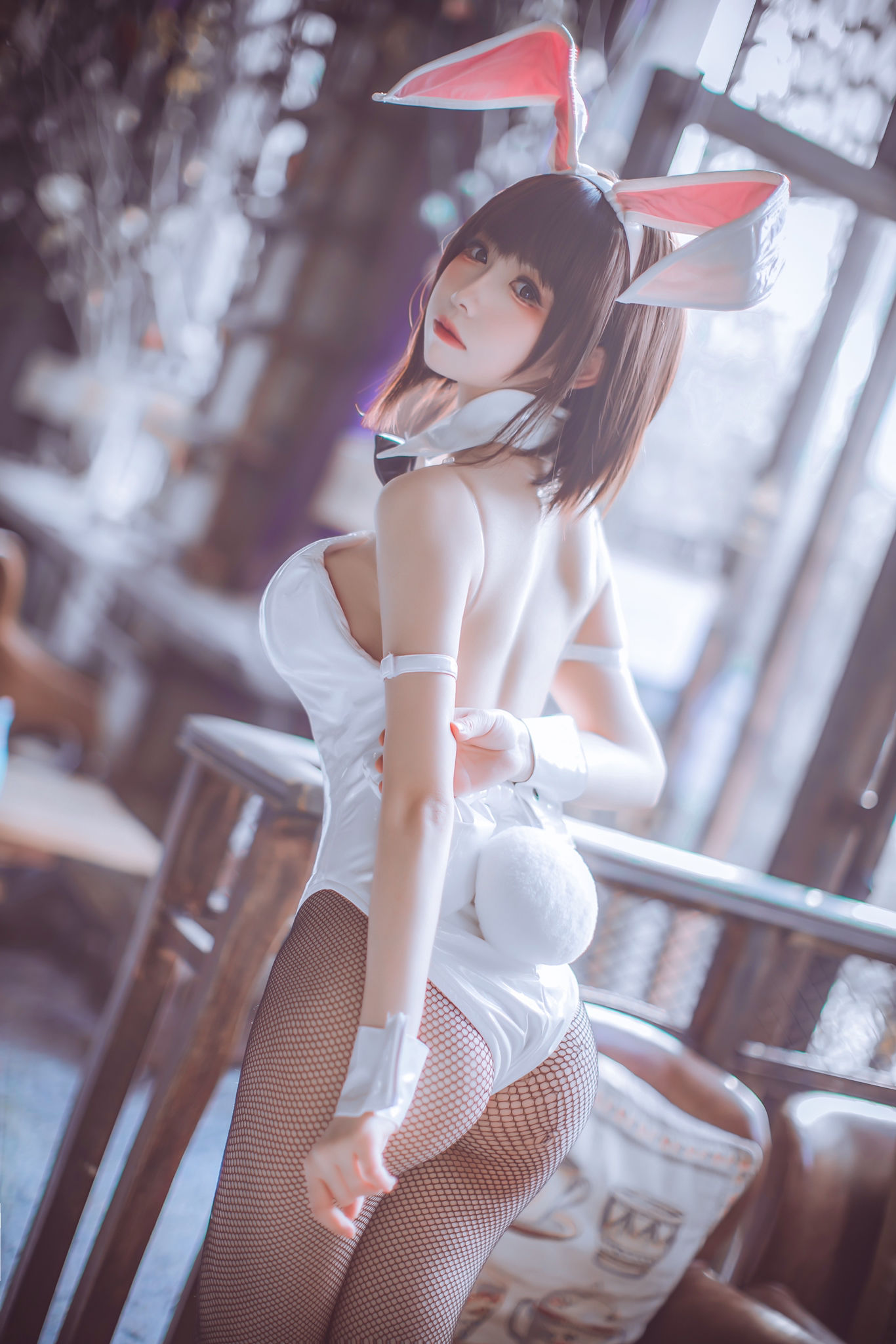 [网红COSER写真] Coser衣衣 - 加藤惠兔女郎