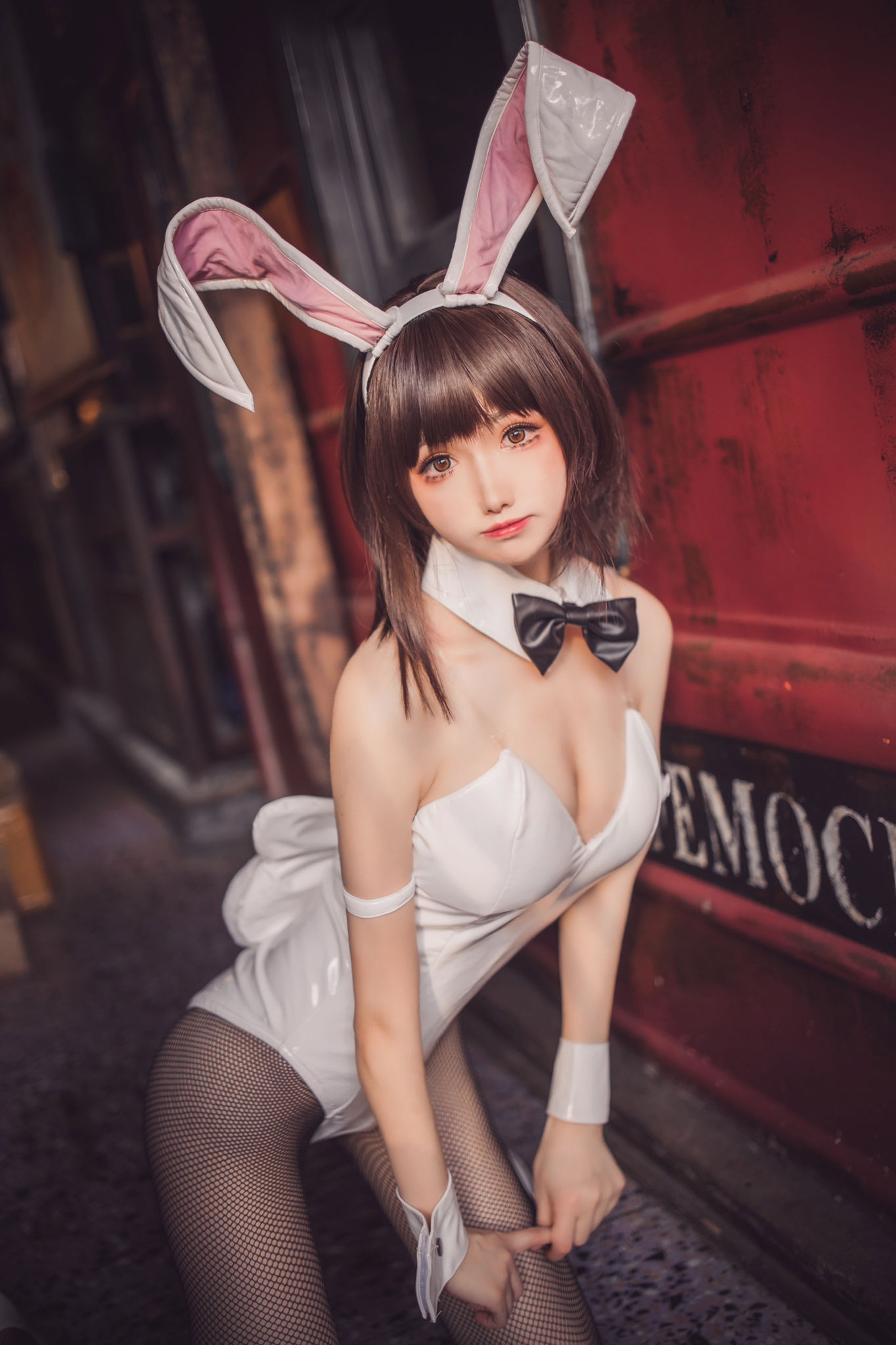 [网红COSER写真] Coser衣衣 - 加藤惠兔女郎