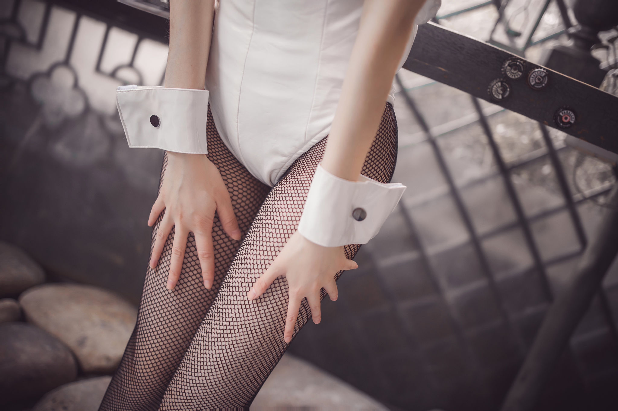 [网红COSER写真] Coser衣衣 - 加藤惠兔女郎