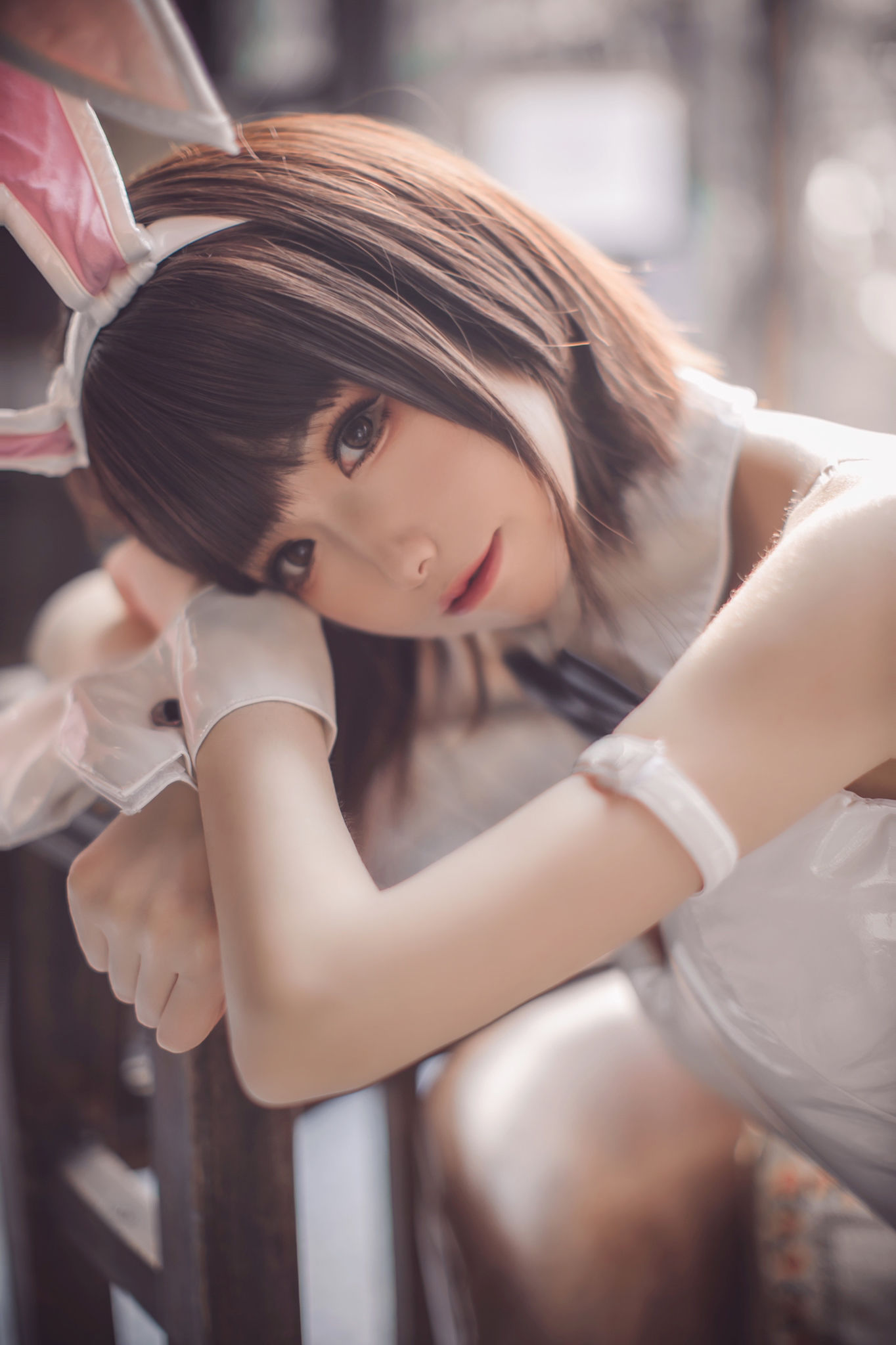 [网红COSER写真] Coser衣衣 - 加藤惠兔女郎