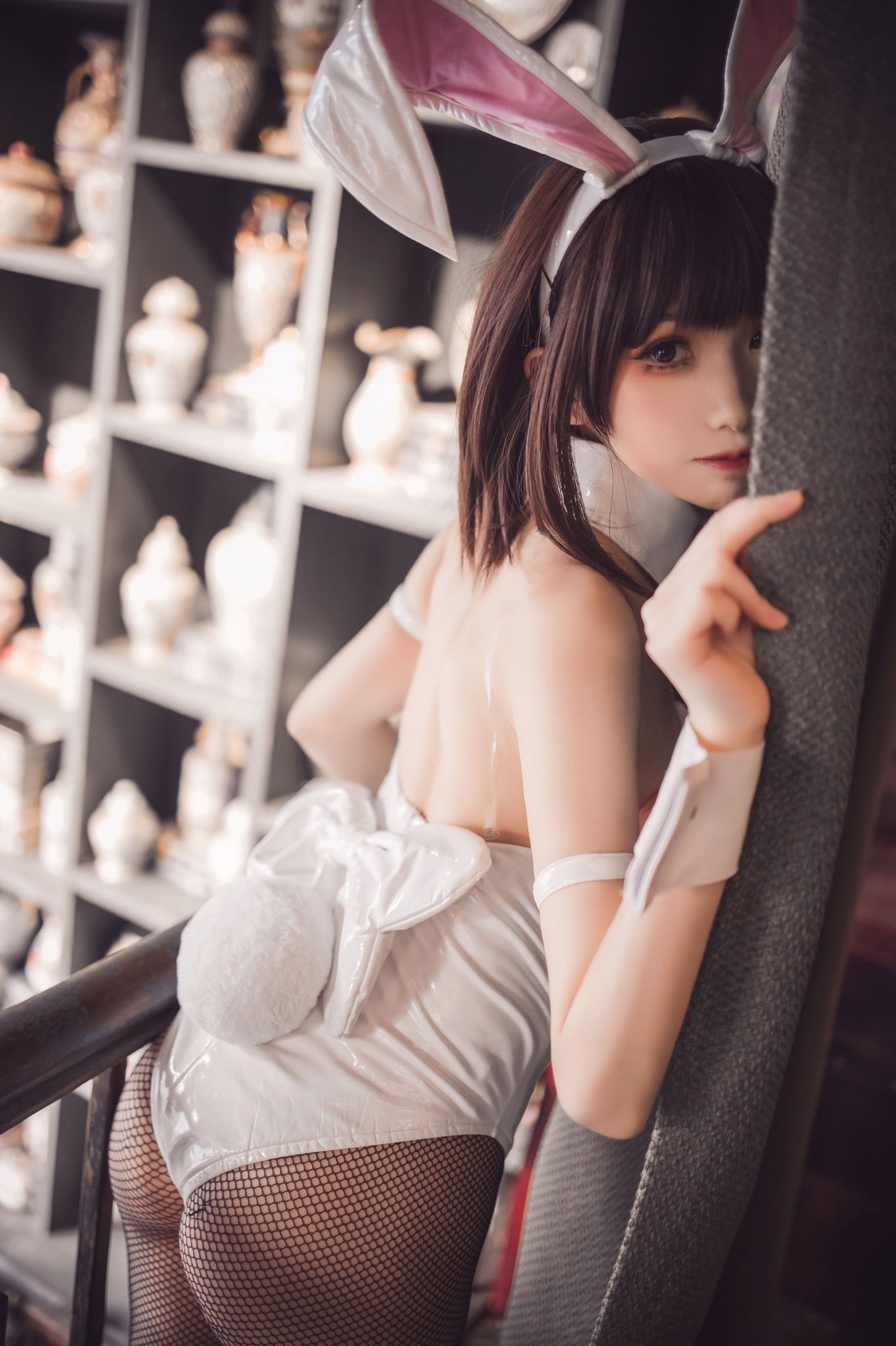 [网红COSER写真] Coser衣衣 - 加藤惠兔女郎