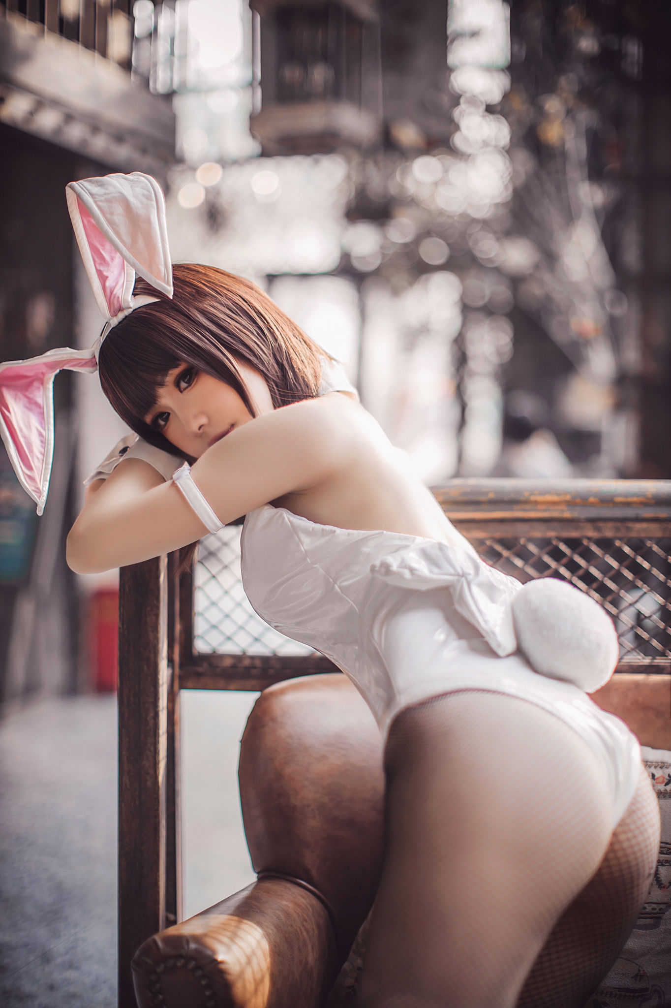 [网红COSER写真] Coser衣衣 - 加藤惠兔女郎