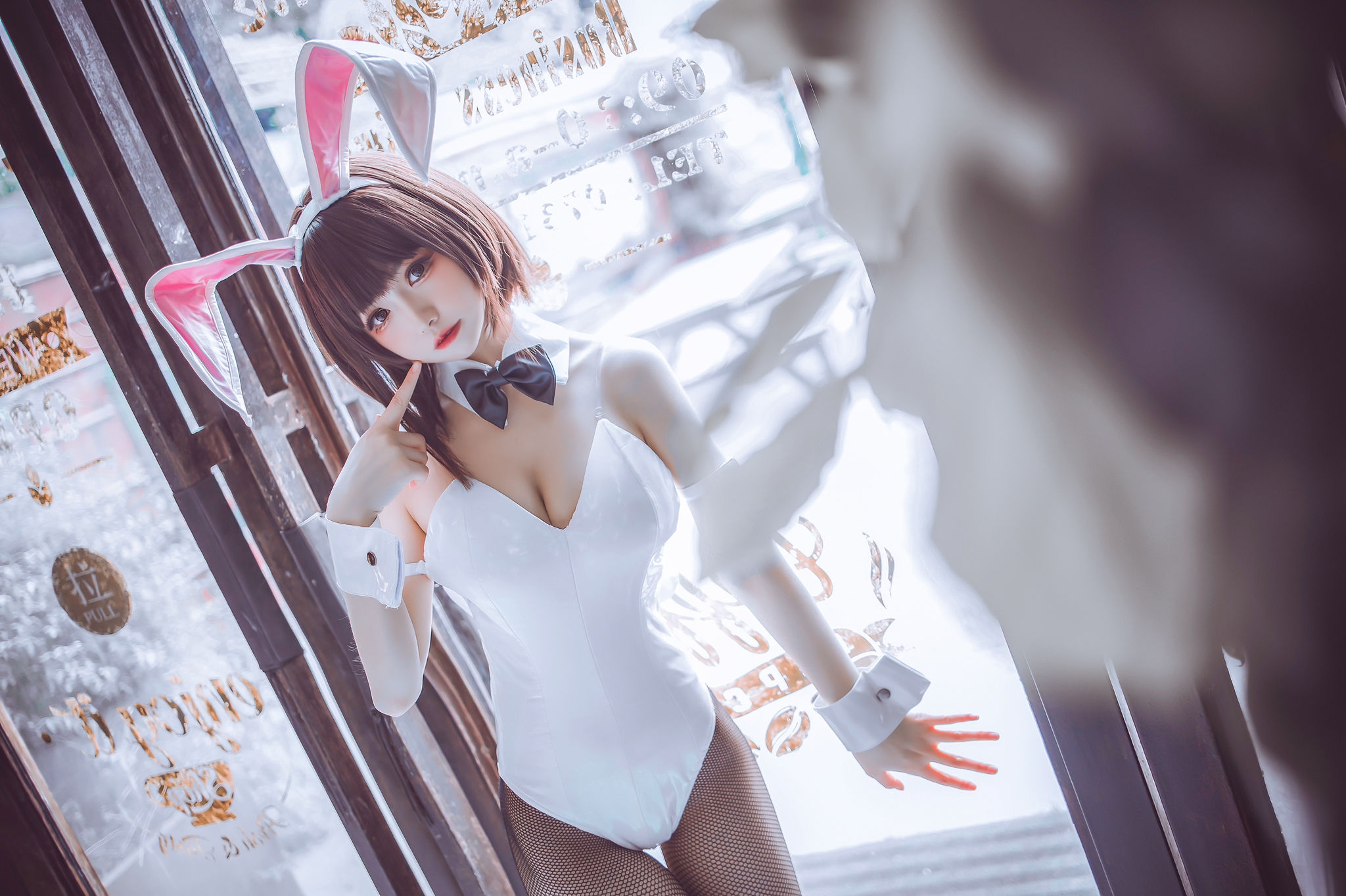 [网红COSER写真] Coser衣衣 - 加藤惠兔女郎