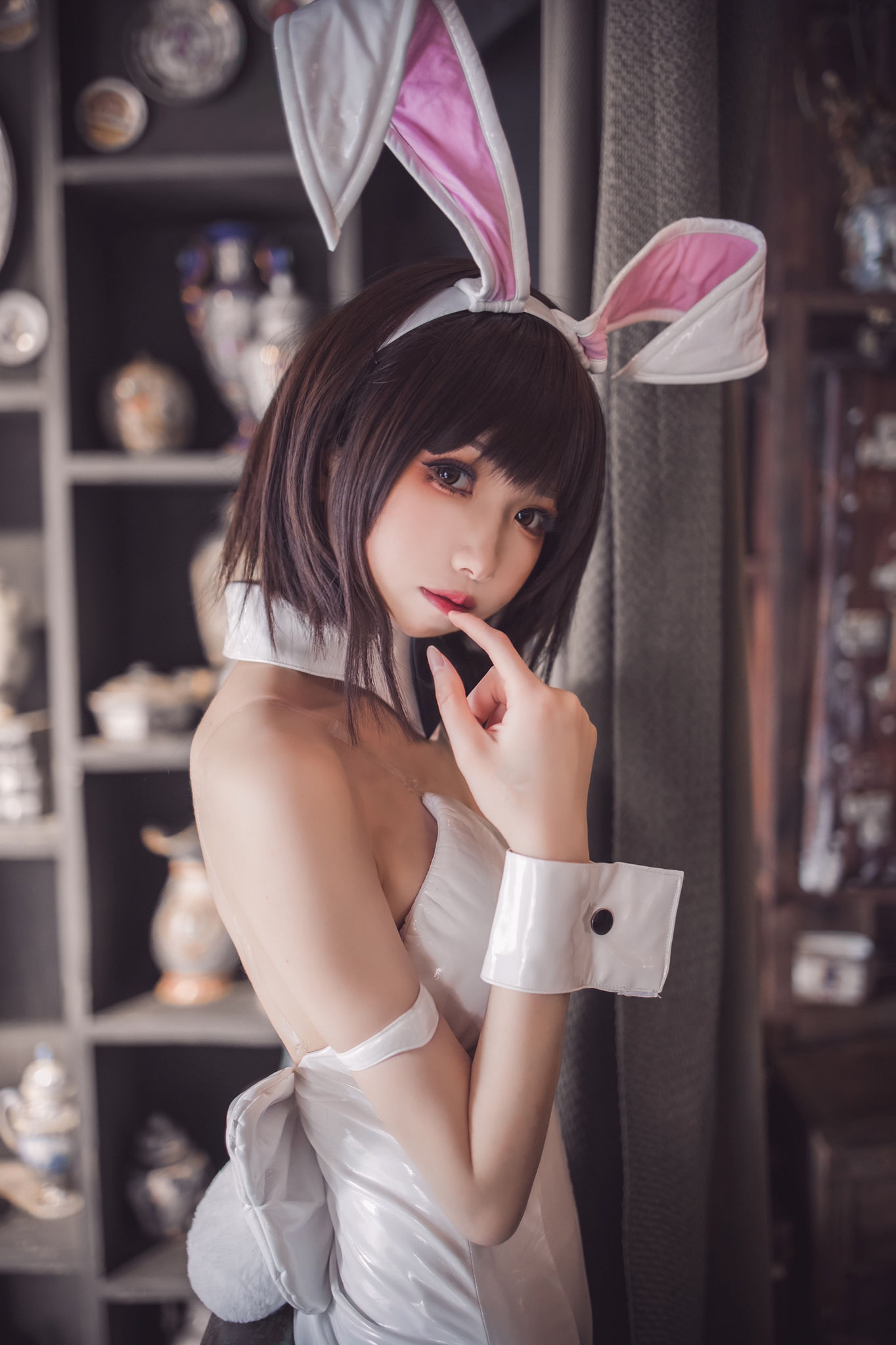 [网红COSER写真] Coser衣衣 - 加藤惠兔女郎