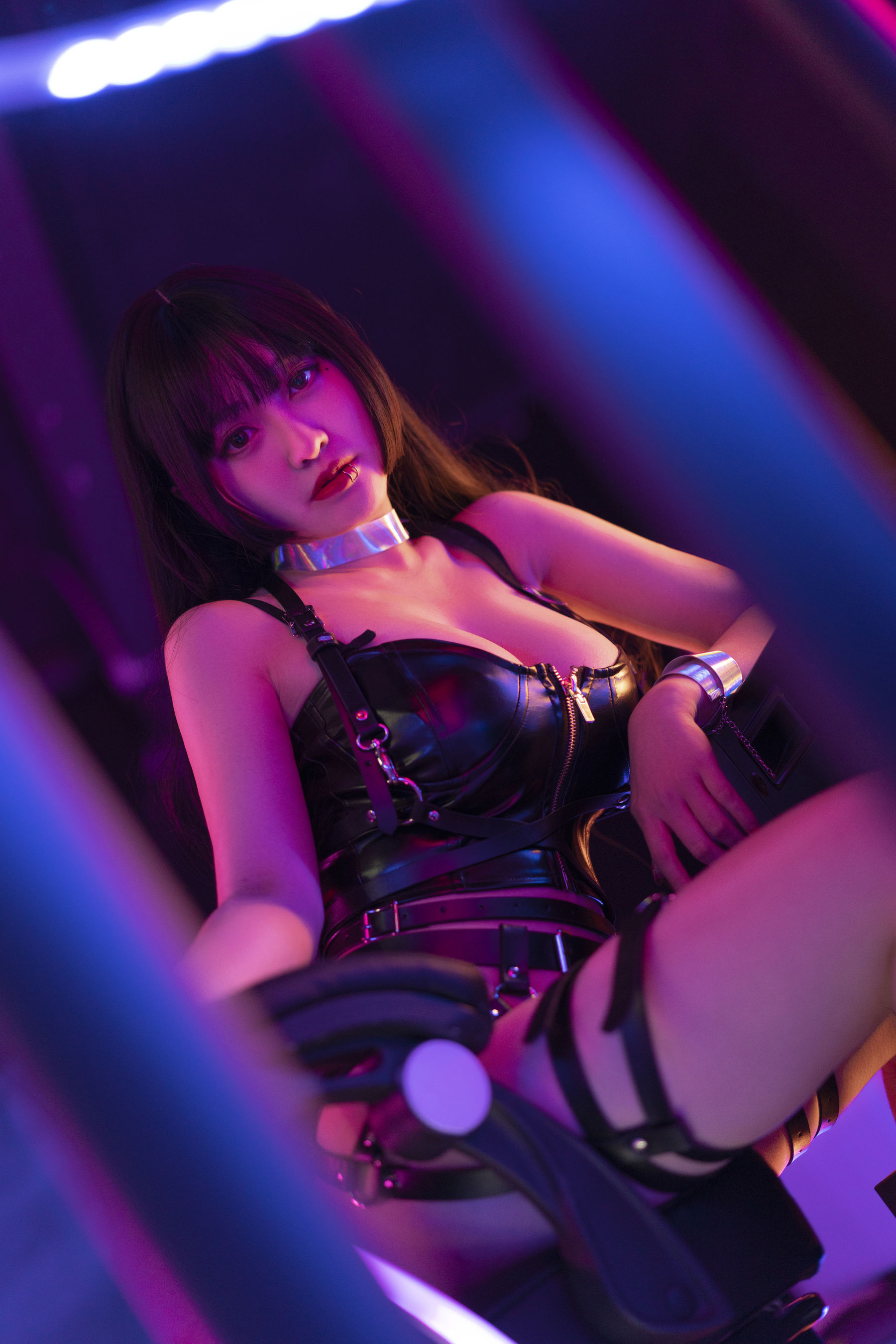 [网红COSER写真] 动漫博主脱尾巴Mizuki - 赛博朋克