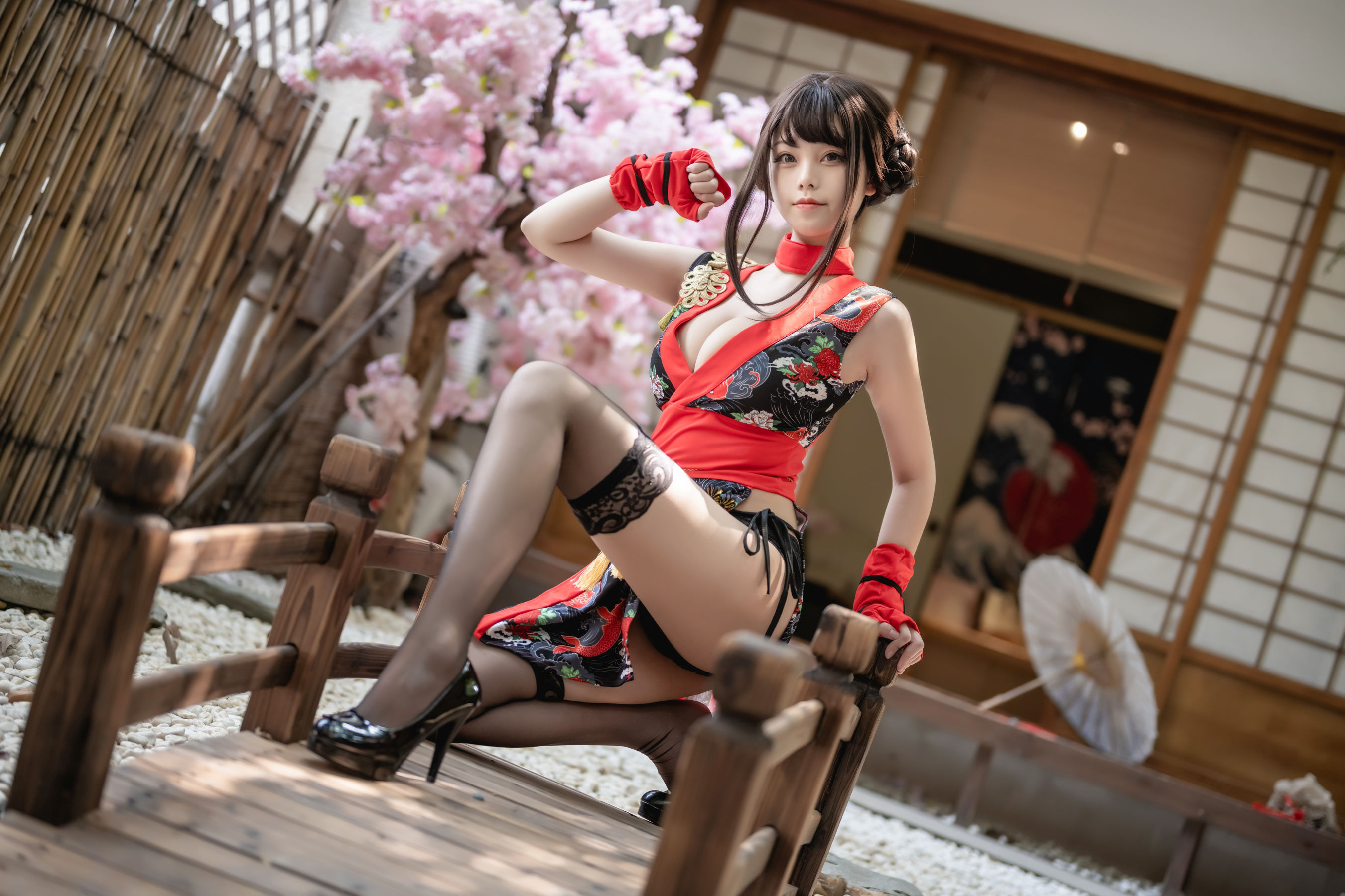 [网红COSER写真] 萌系小姐姐蜜汁猫裘 - 忍者2