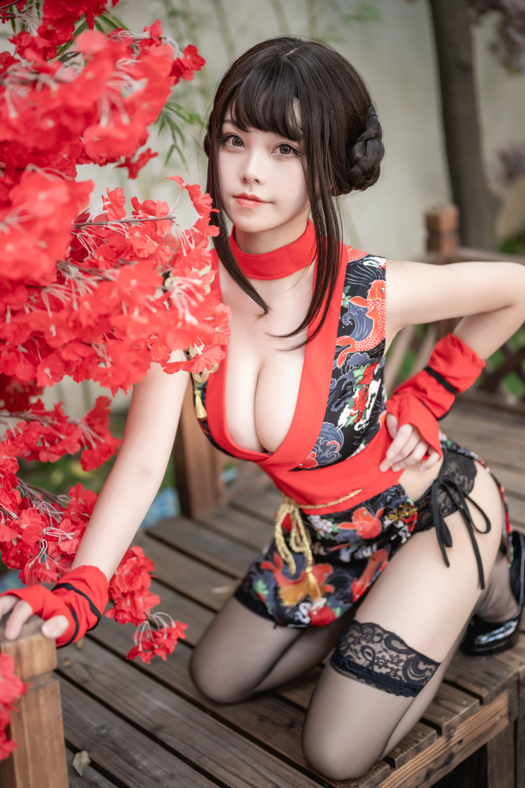 [网红COSER写真] 萌系小姐姐蜜汁猫裘 - 忍者2