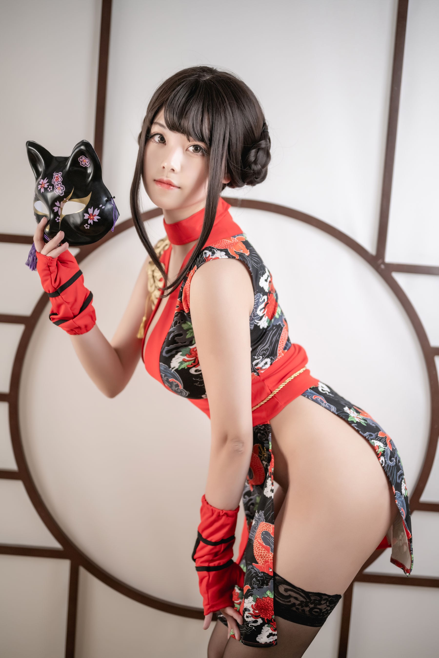 [网红COSER写真] 萌系小姐姐蜜汁猫裘 - 忍者2