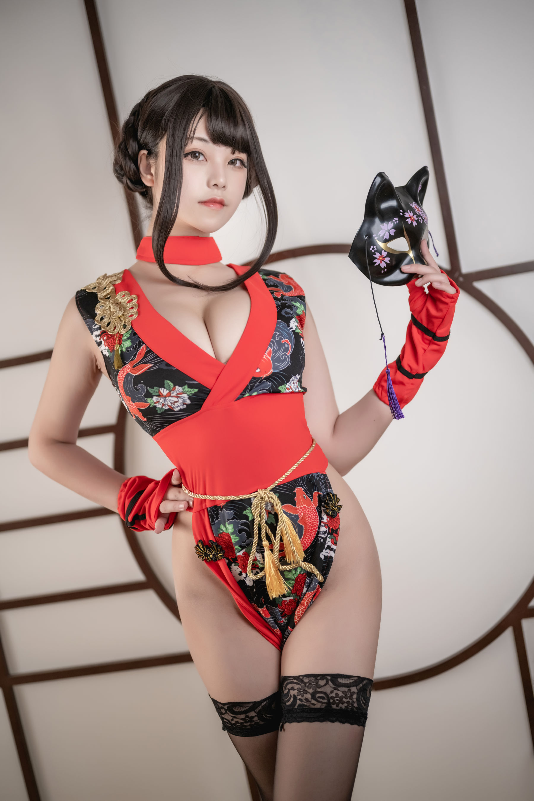 [网红COSER写真] 萌系小姐姐蜜汁猫裘 - 忍者2