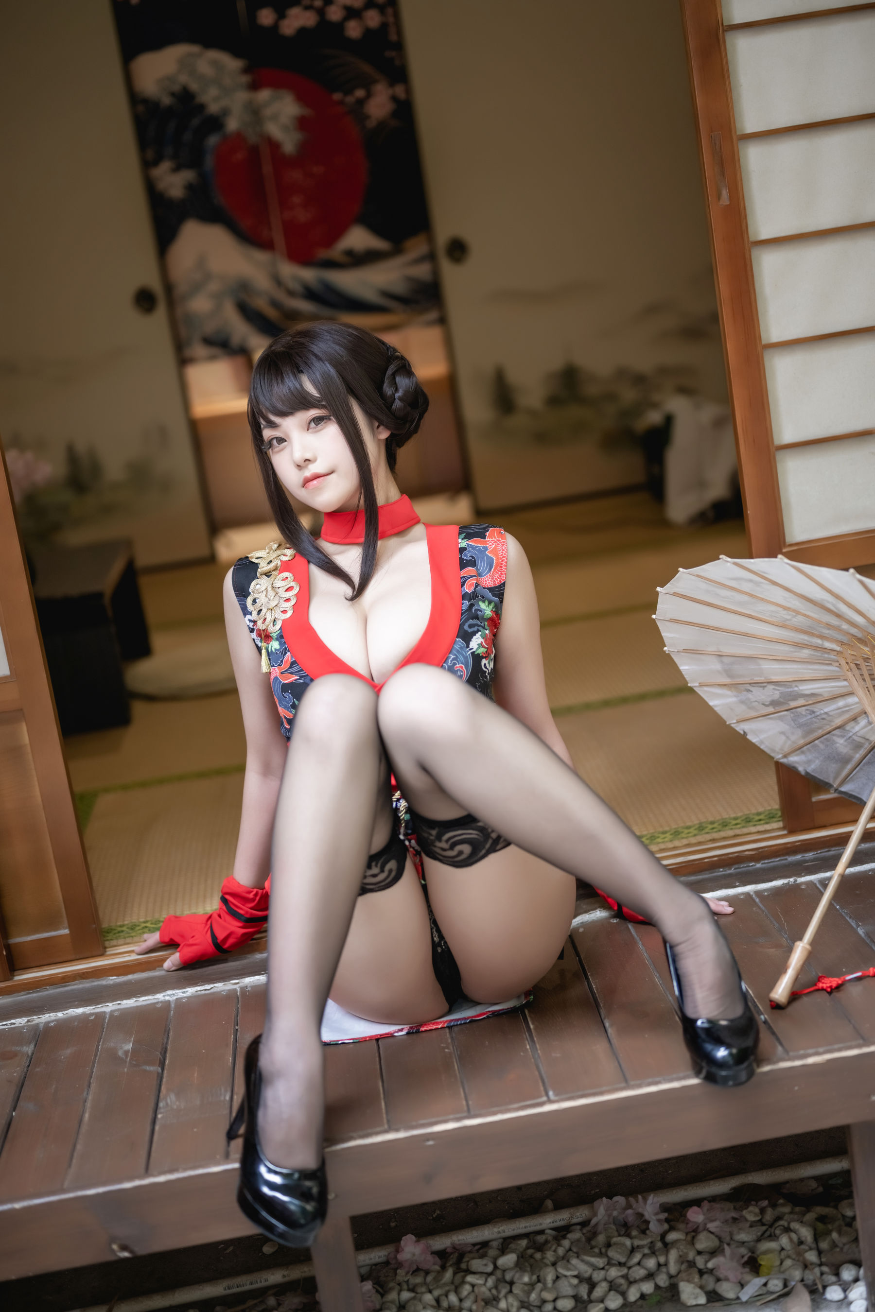 [网红COSER写真] 萌系小姐姐蜜汁猫裘 - 忍者2