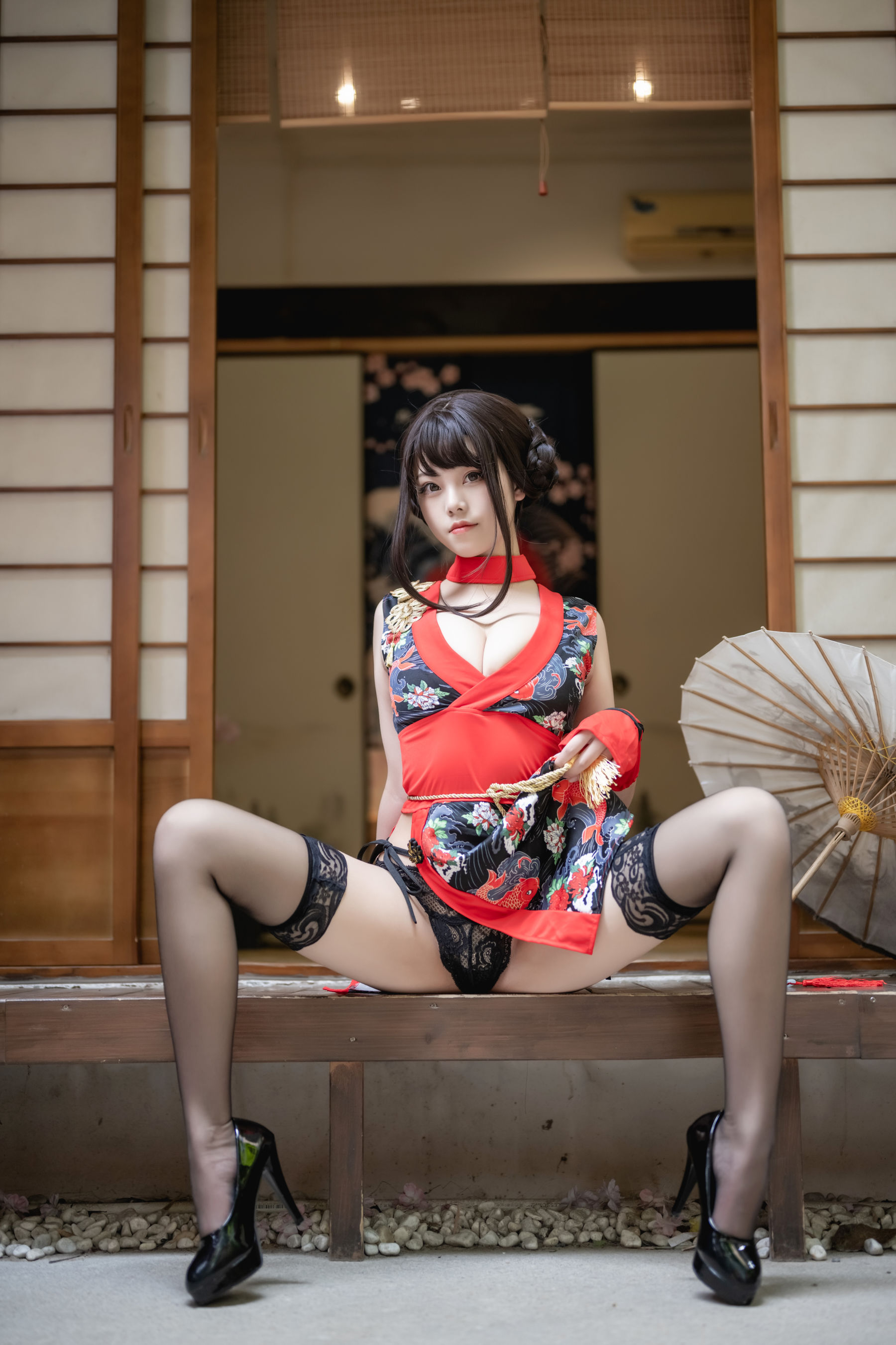 [网红COSER写真] 萌系小姐姐蜜汁猫裘 - 忍者2
