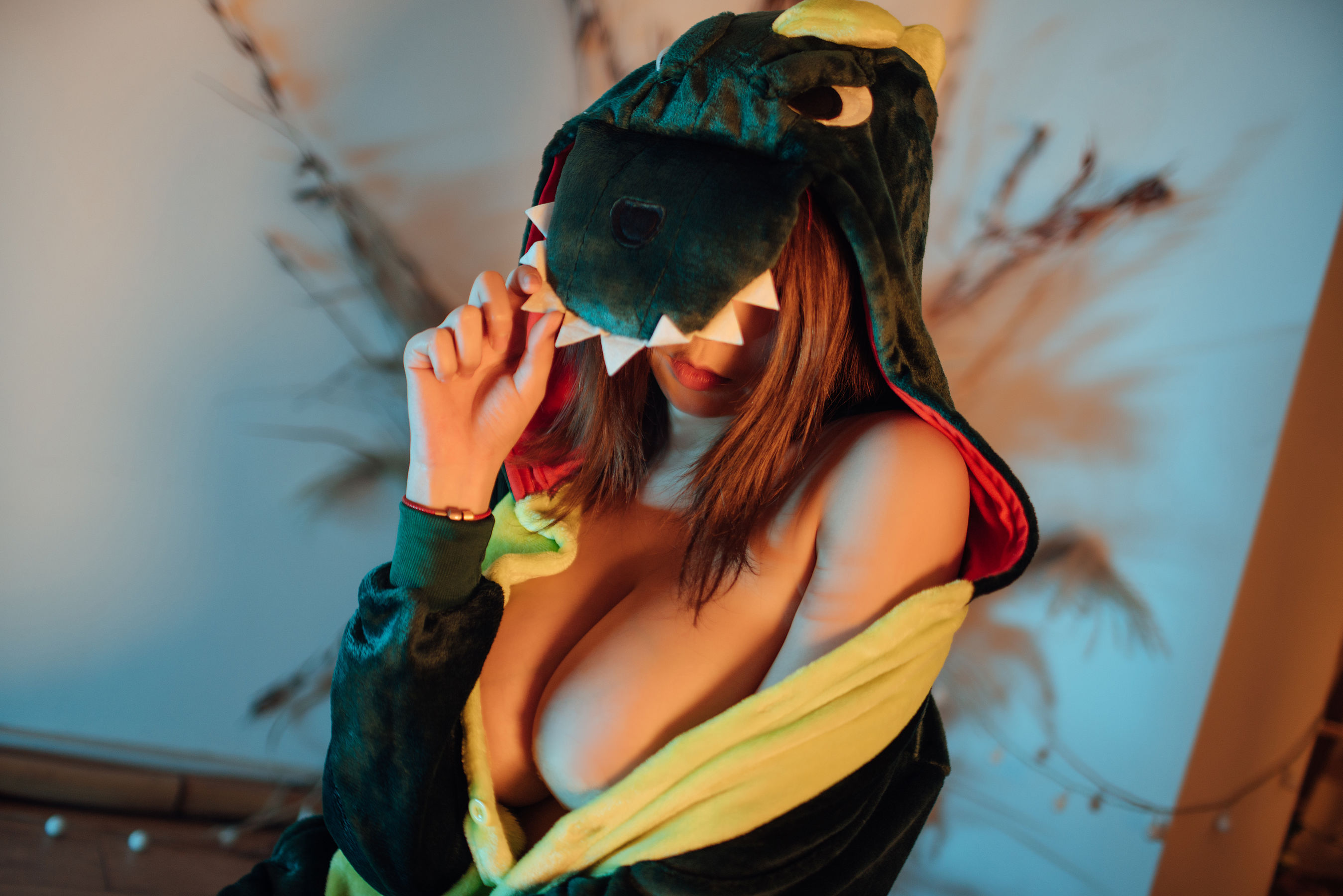 [网红COSER写真] 萌妹奈汐酱nice - 哥斯拉