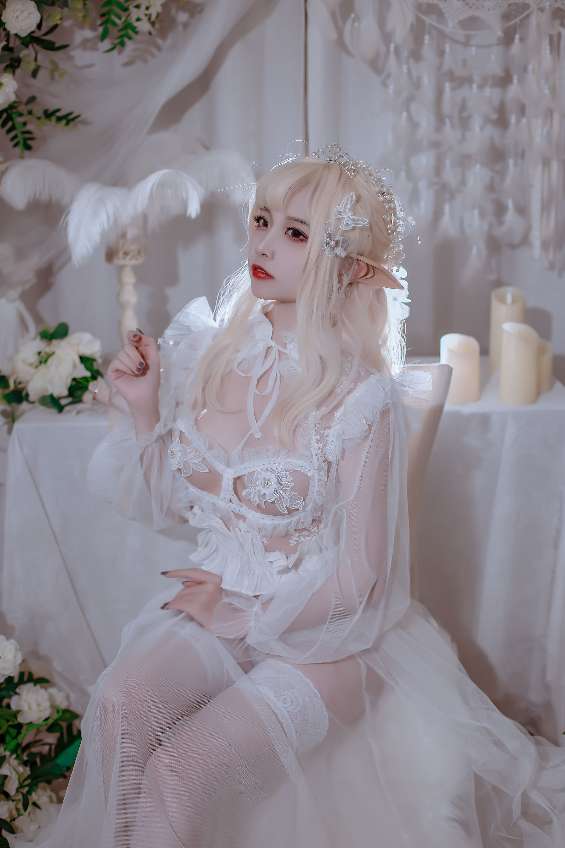 [网红COSER写真] 人气Coser二佐Nisa - 精灵公主