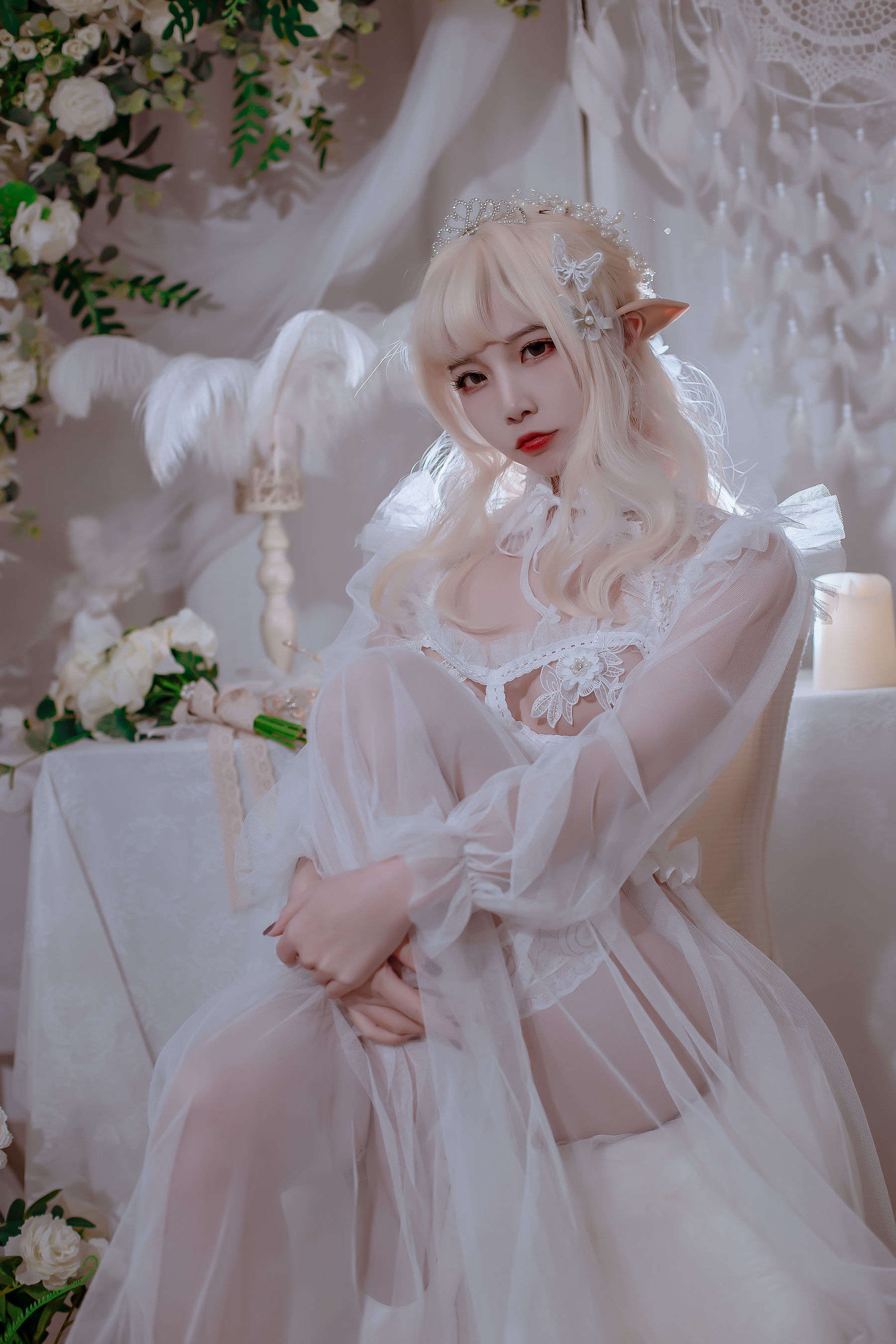 [网红COSER写真] 人气Coser二佐Nisa - 精灵公主