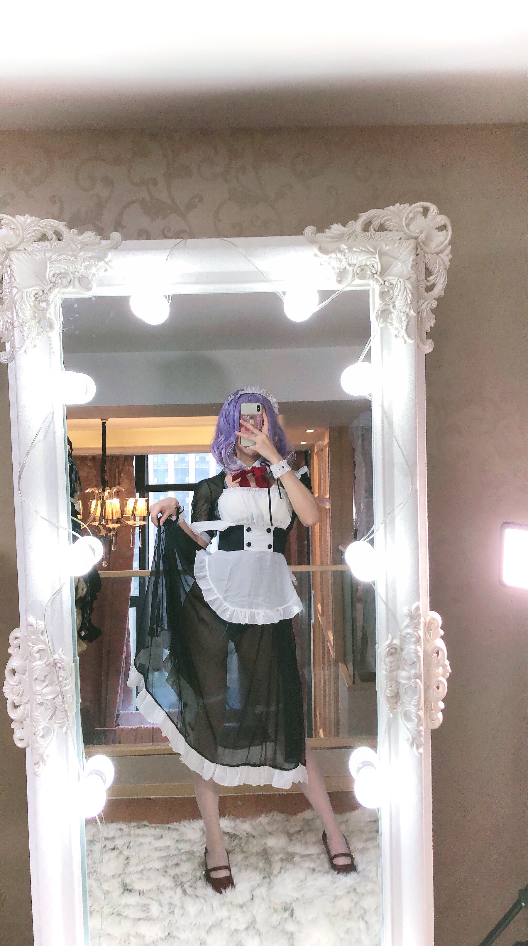 [网红COSER写真] 动漫博主阿包也是兔娘 - 女仆