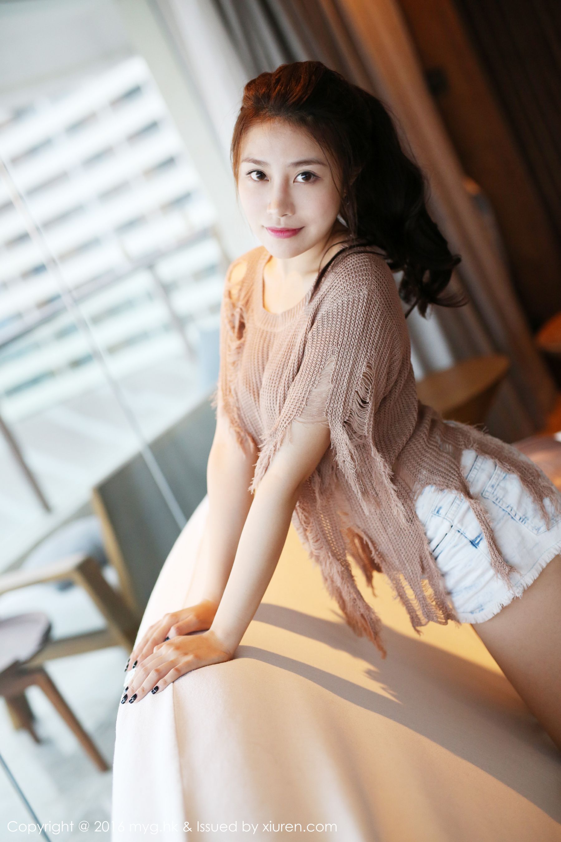 许诺Sabrina《3套服饰 美得让人窒息》 [美媛馆MyGirl] Vol.233
