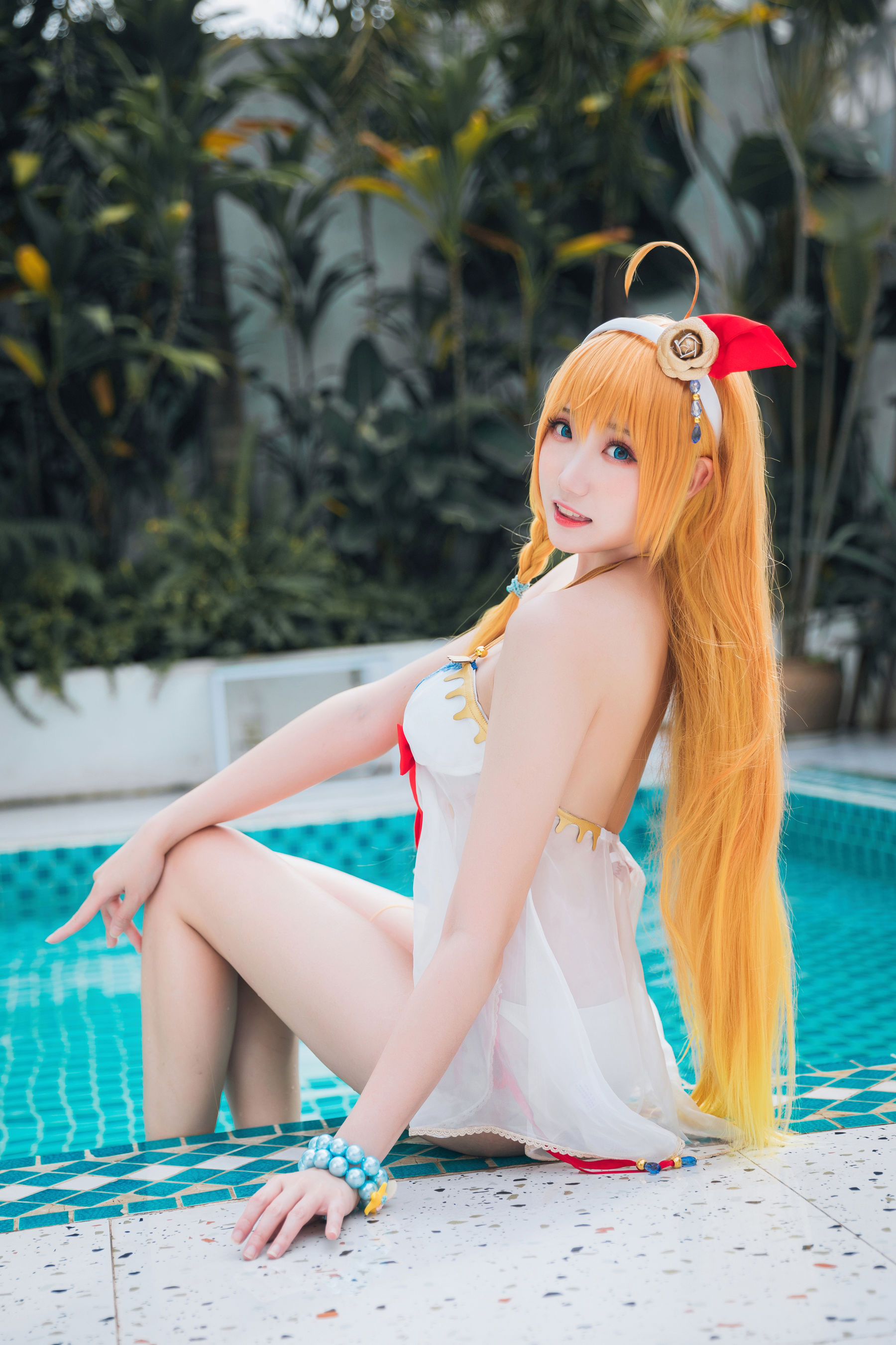 [网红COSER写真] Coser瓜希酱福利 - 公主连结 夏日御三家
