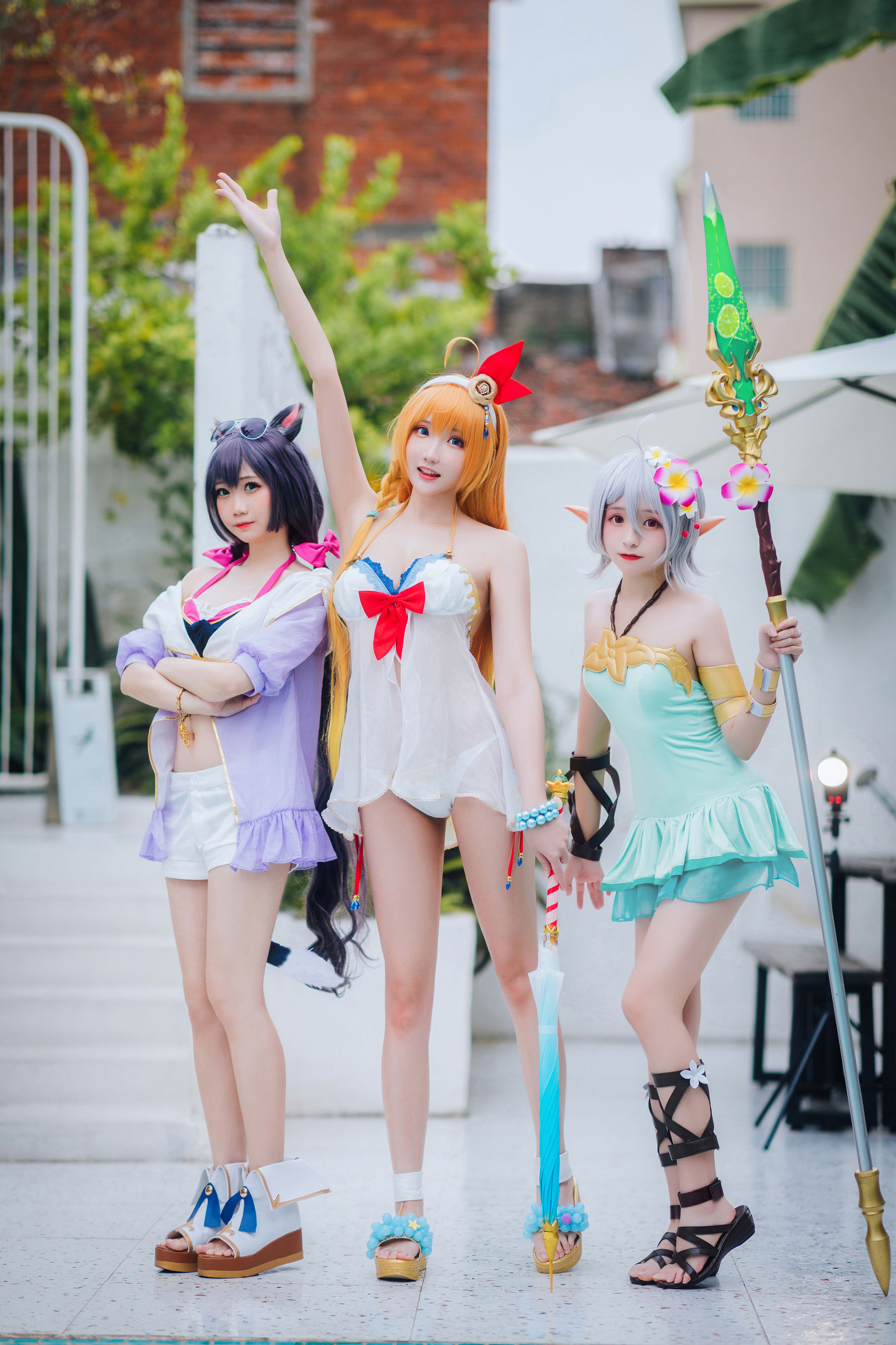 [网红COSER写真] Coser瓜希酱福利 - 公主连结 夏日御三家