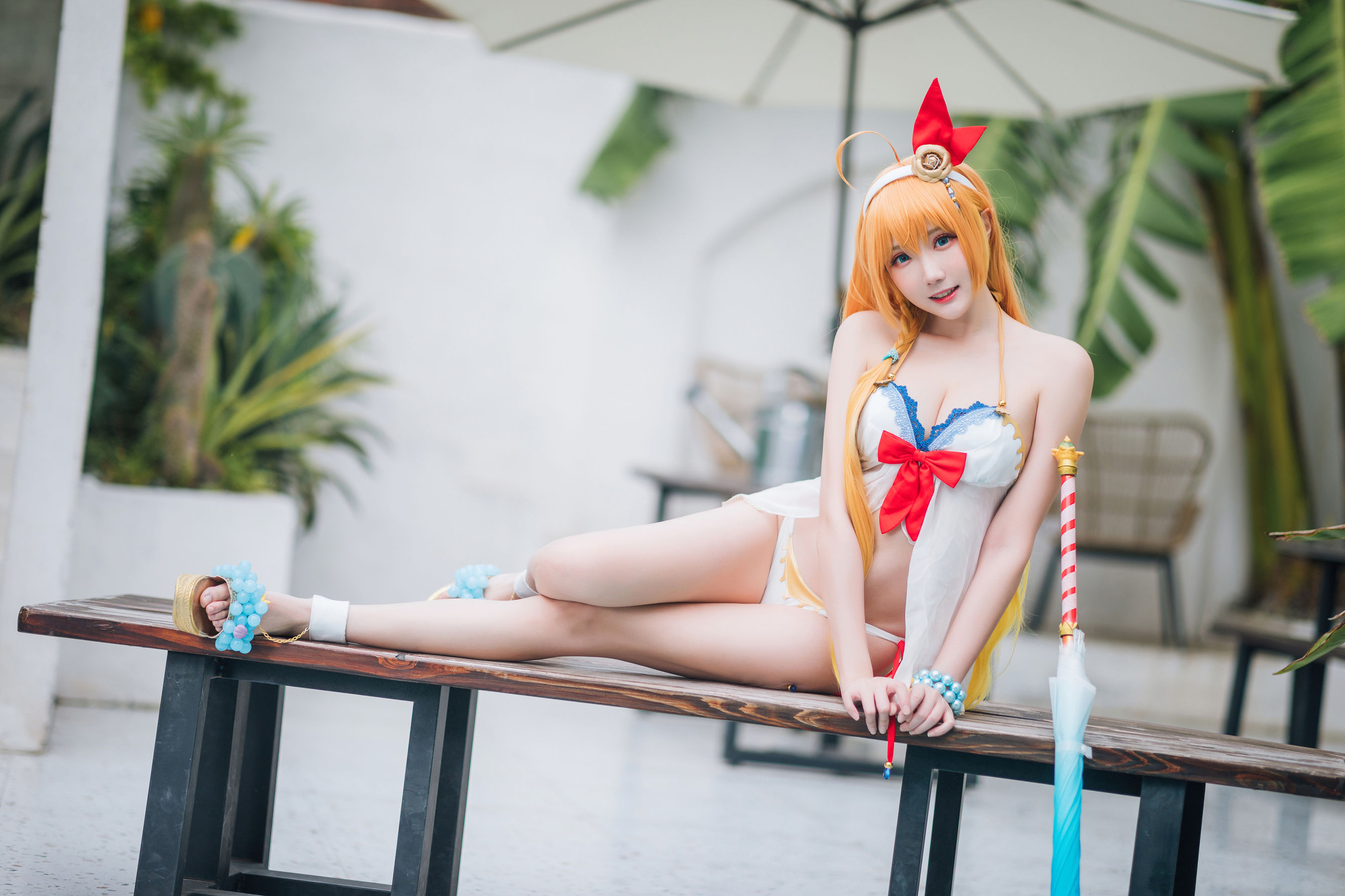 [网红COSER写真] Coser瓜希酱福利 - 公主连结 夏日御三家