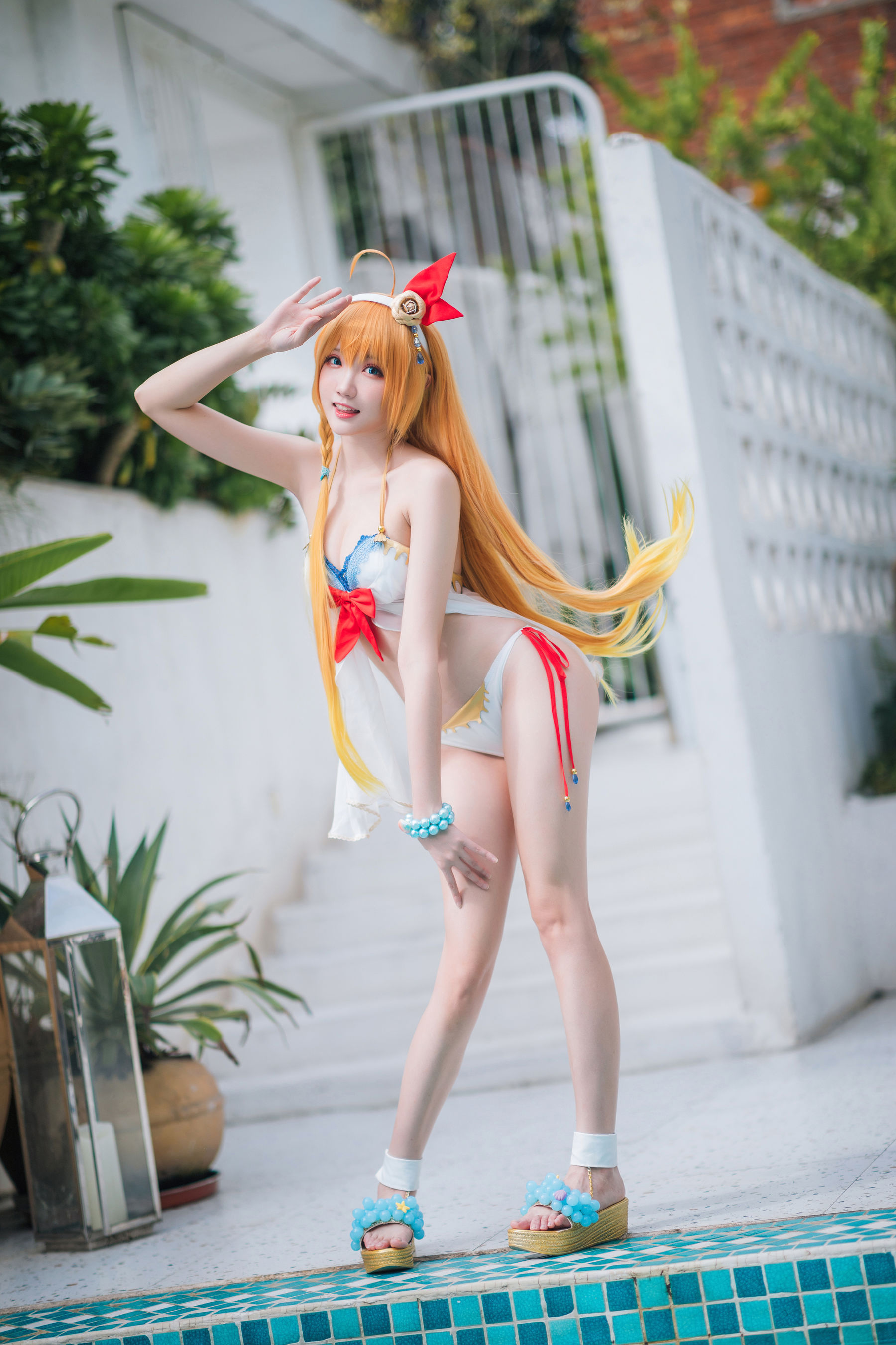 [网红COSER写真] Coser瓜希酱福利 - 公主连结 夏日御三家