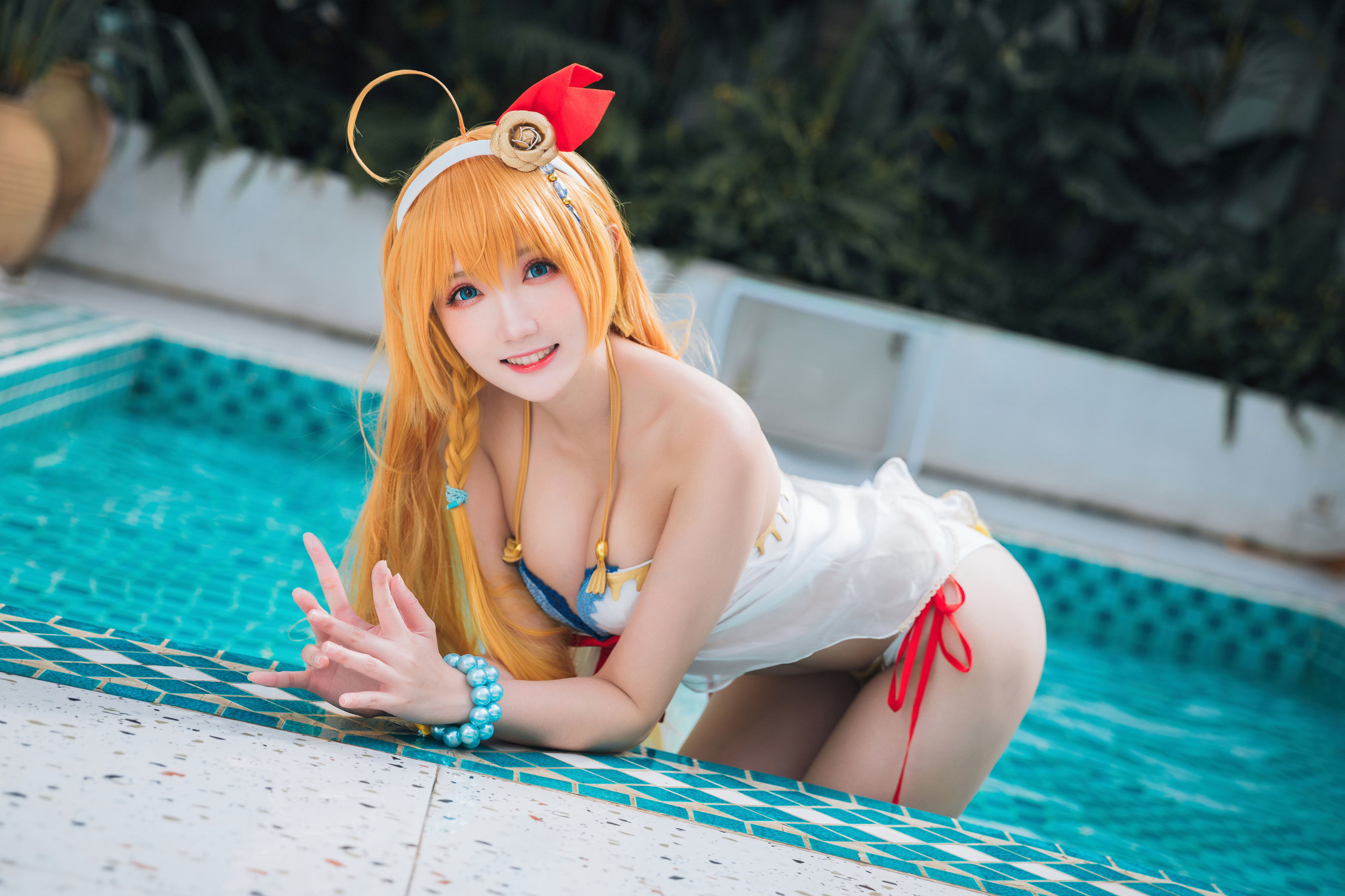 [网红COSER写真] Coser瓜希酱福利 - 公主连结 夏日御三家