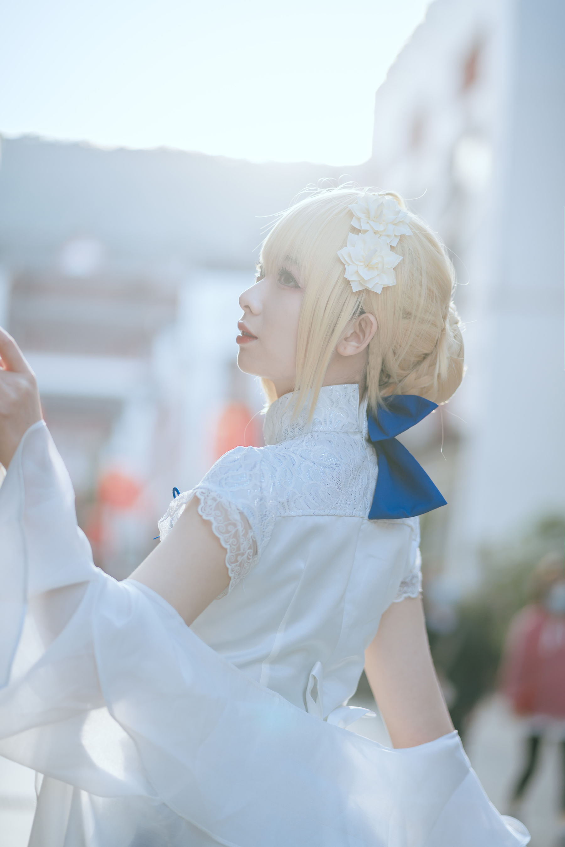 [网红COSER写真] 动漫博主封疆疆v - saber 旗袍