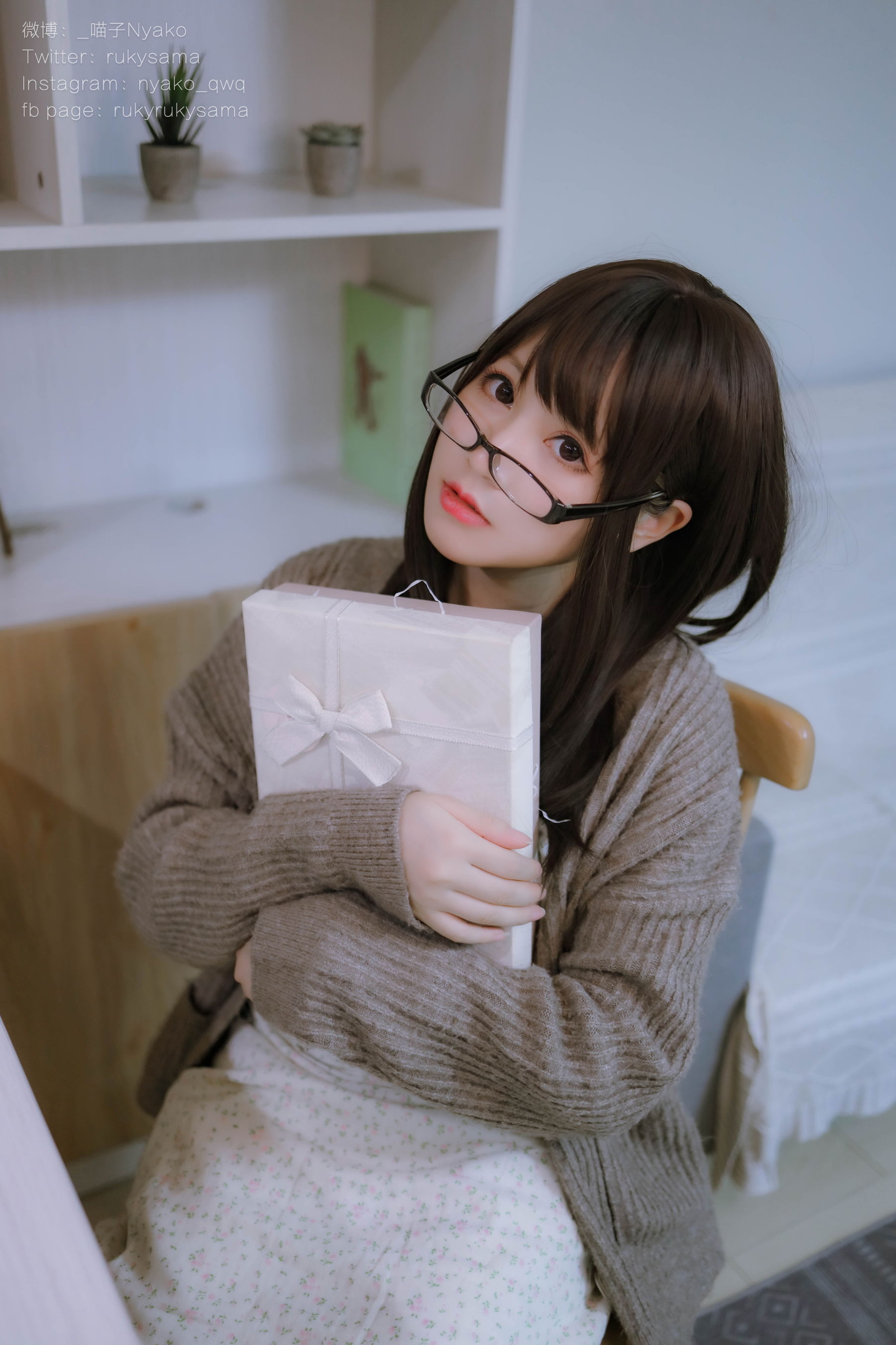 [网红COSER写真] 萌妹子Nyako喵子 - 妄想彼女との同棲生活 之 便服系列