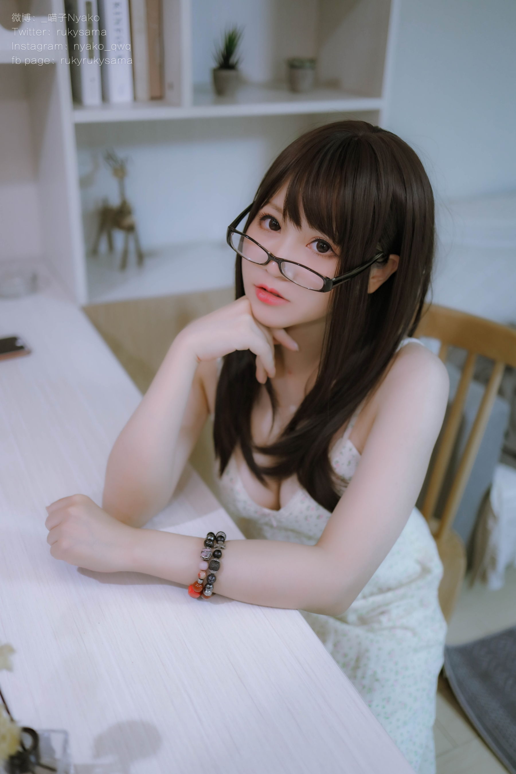[网红COSER写真] 萌妹子Nyako喵子 - 妄想彼女との同棲生活 之 便服系列