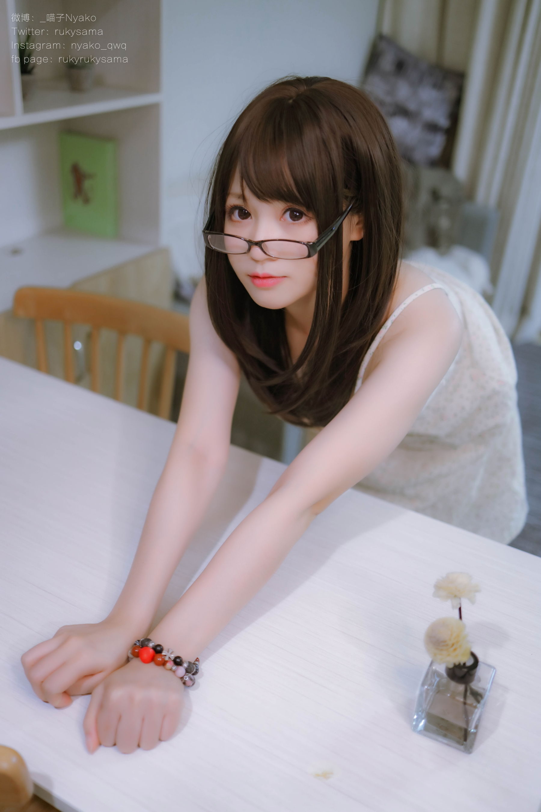 [网红COSER写真] 萌妹子Nyako喵子 - 妄想彼女との同棲生活 之 便服系列