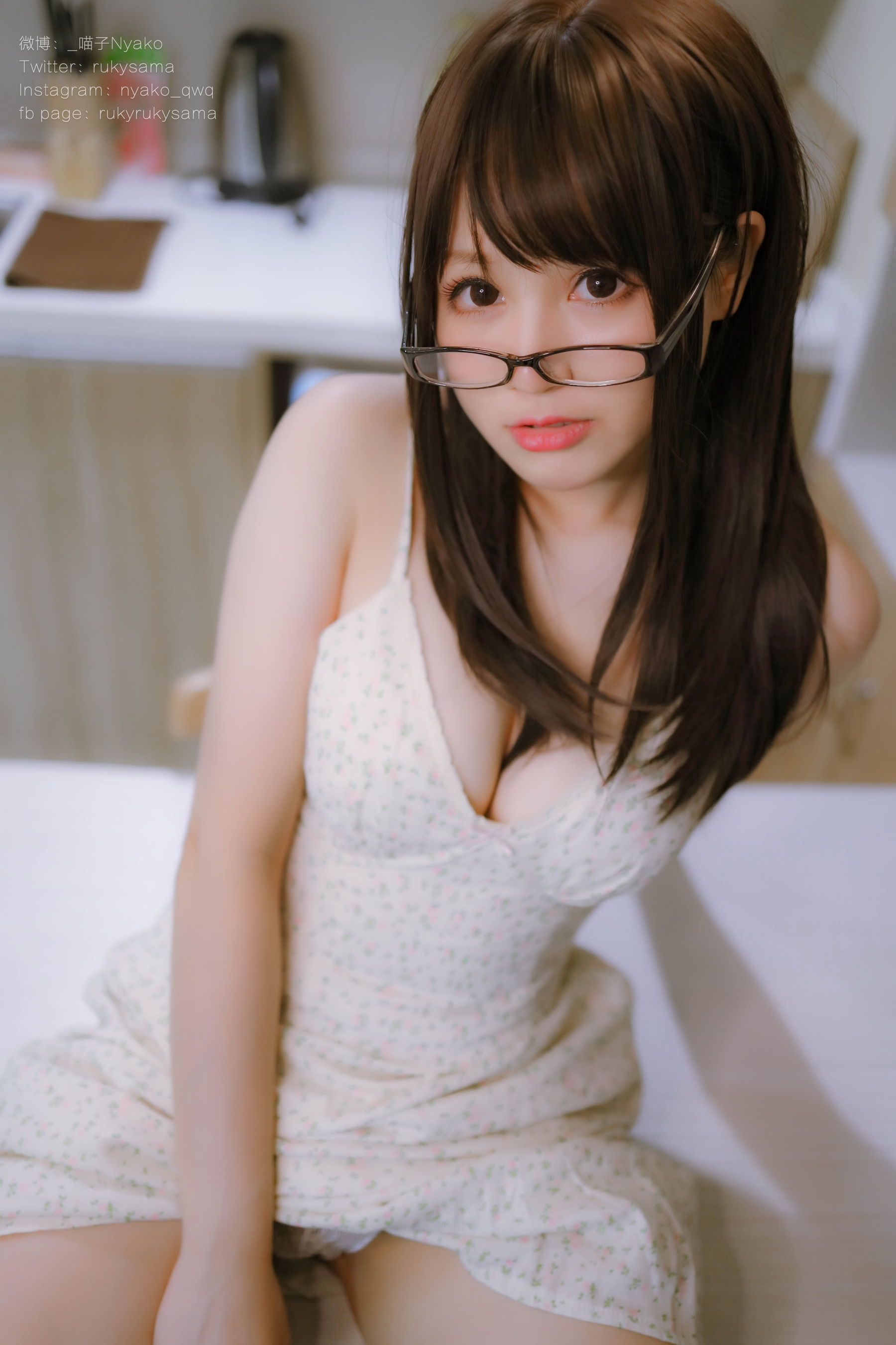 [网红COSER写真] 萌妹子Nyako喵子 - 妄想彼女との同棲生活 之 便服系列
