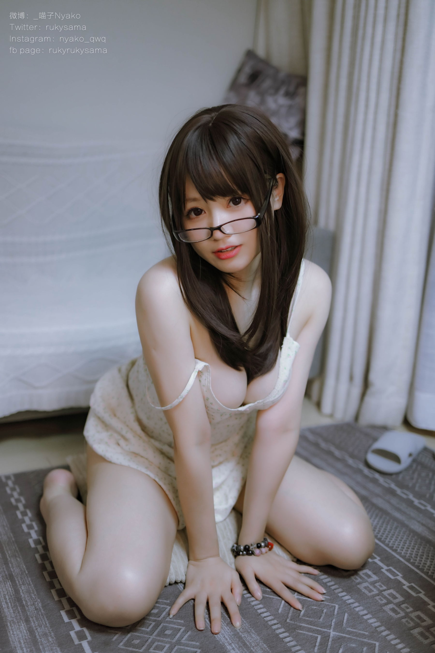[网红COSER写真] 萌妹子Nyako喵子 - 妄想彼女との同棲生活 之 便服系列