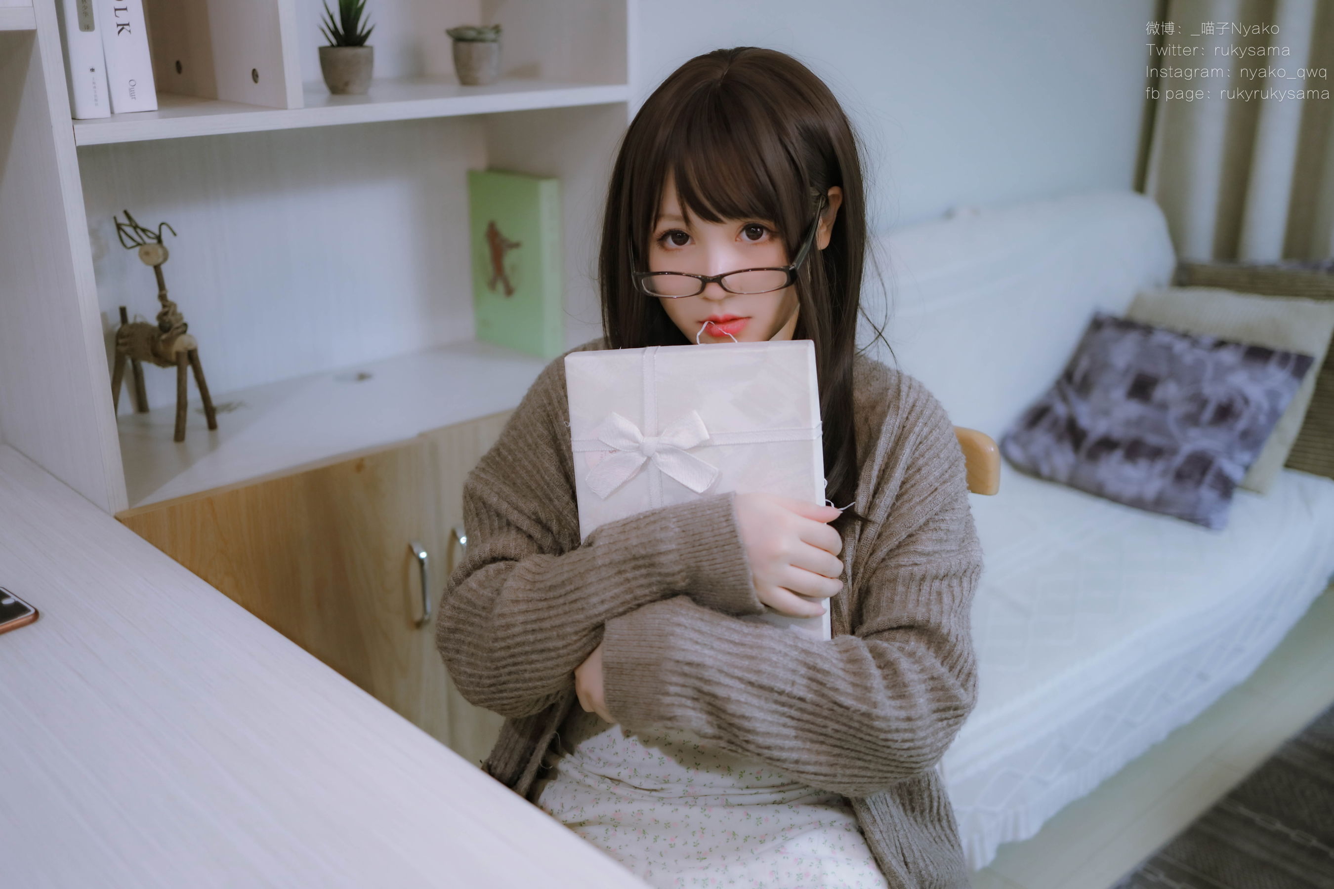 [网红COSER写真] 萌妹子Nyako喵子 - 妄想彼女との同棲生活 之 便服系列