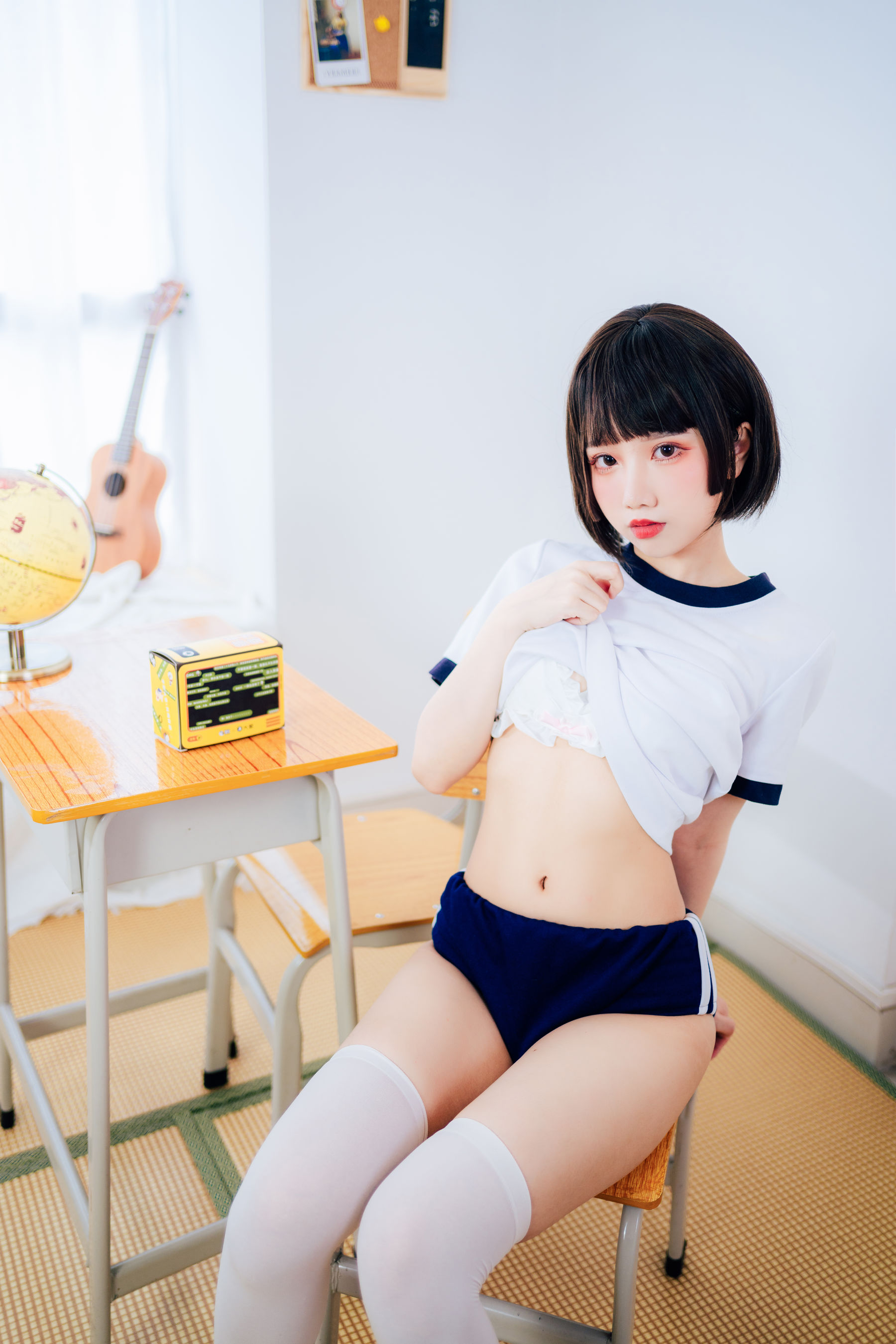 [网红COSER写真] 动漫博主果咩酱w - 体操服