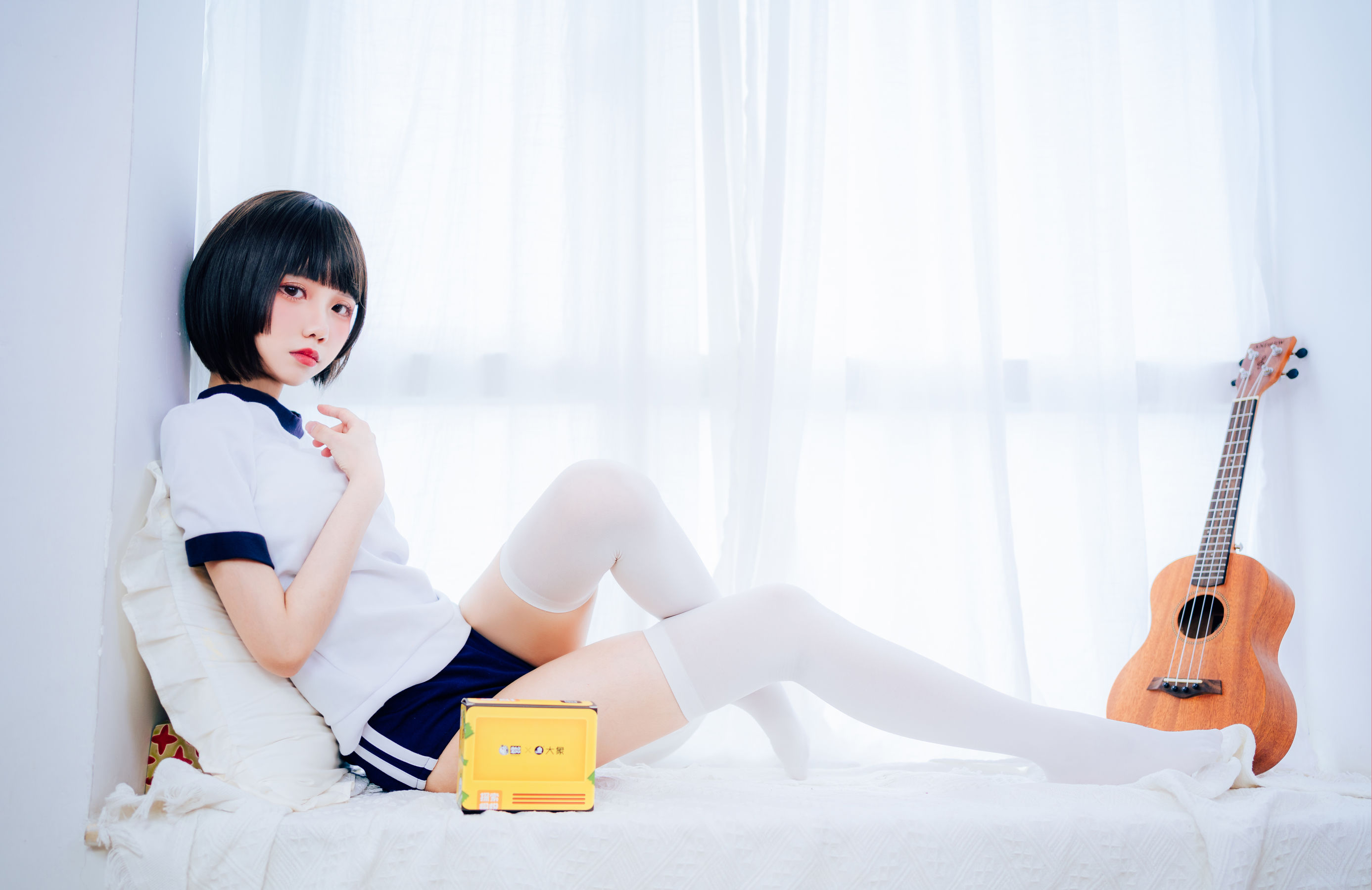 [网红COSER写真] 动漫博主果咩酱w - 体操服