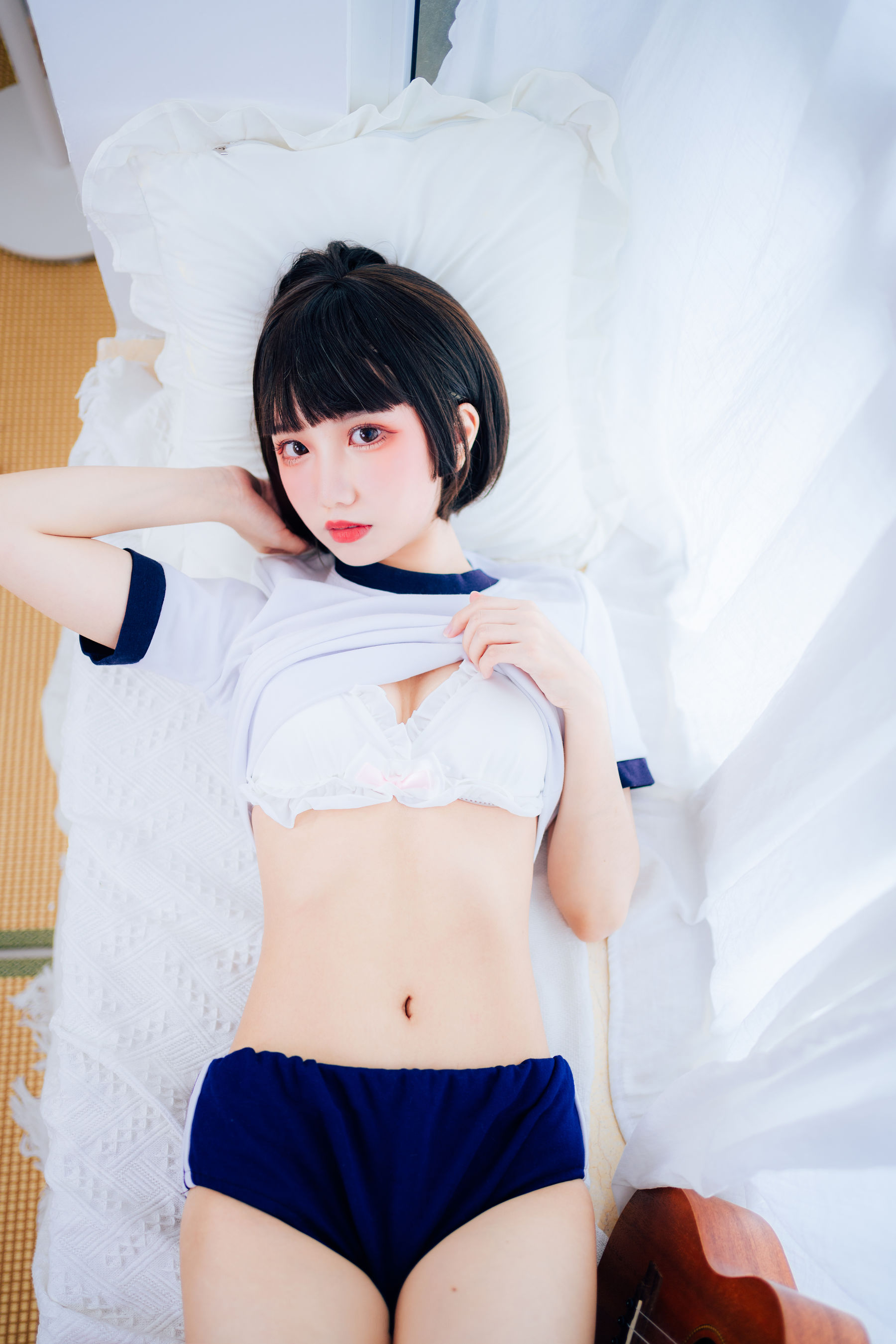 [网红COSER写真] 动漫博主果咩酱w - 体操服
