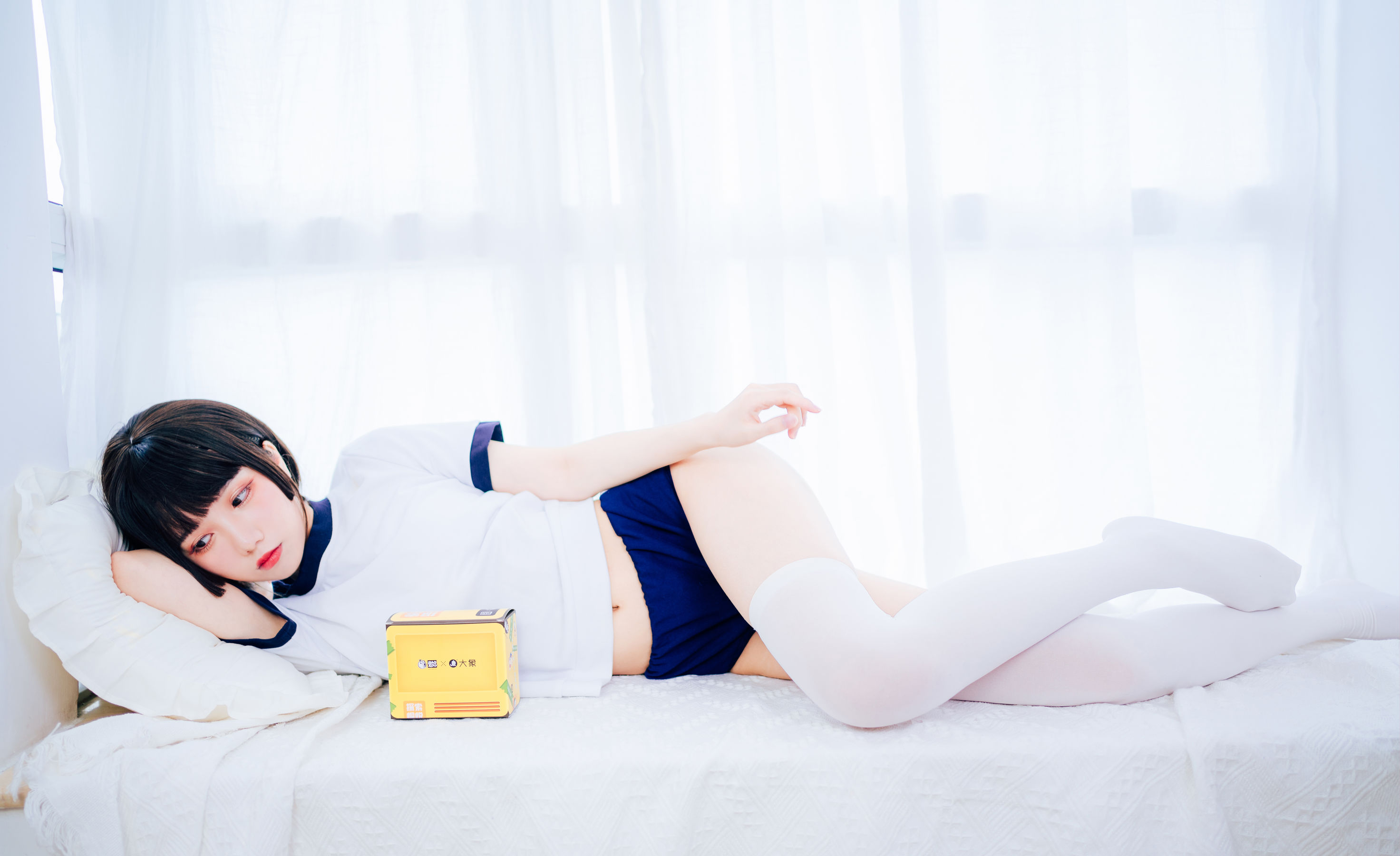 [网红COSER写真] 动漫博主果咩酱w - 体操服