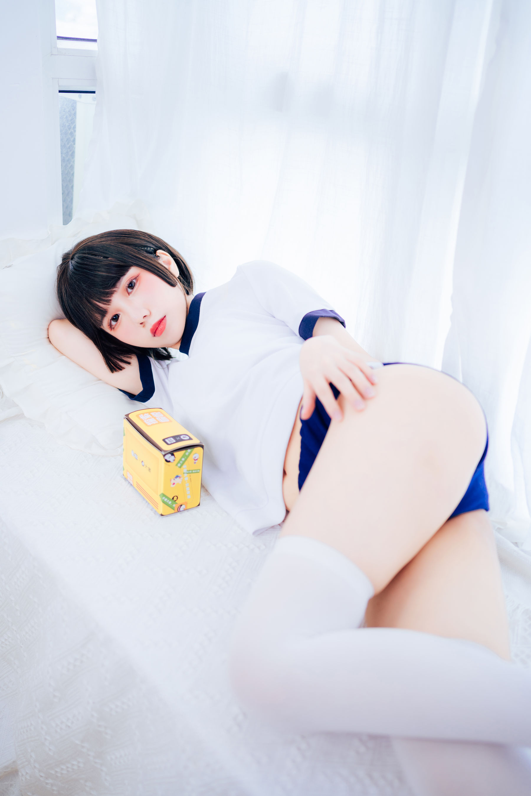 [网红COSER写真] 动漫博主果咩酱w - 体操服