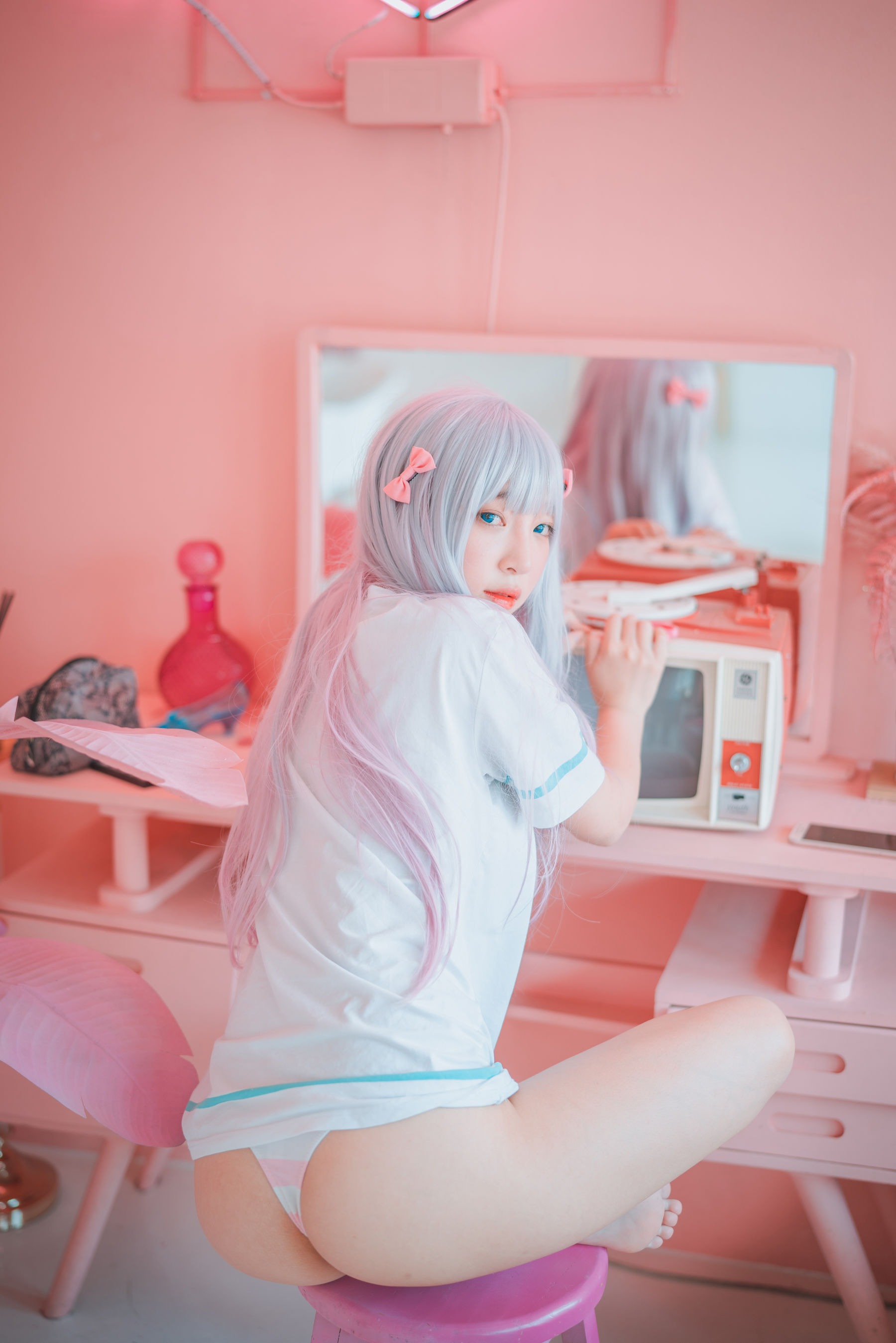 [网红COSER写真] 巨乳少女姜仁卿 - Eromanga Sensei