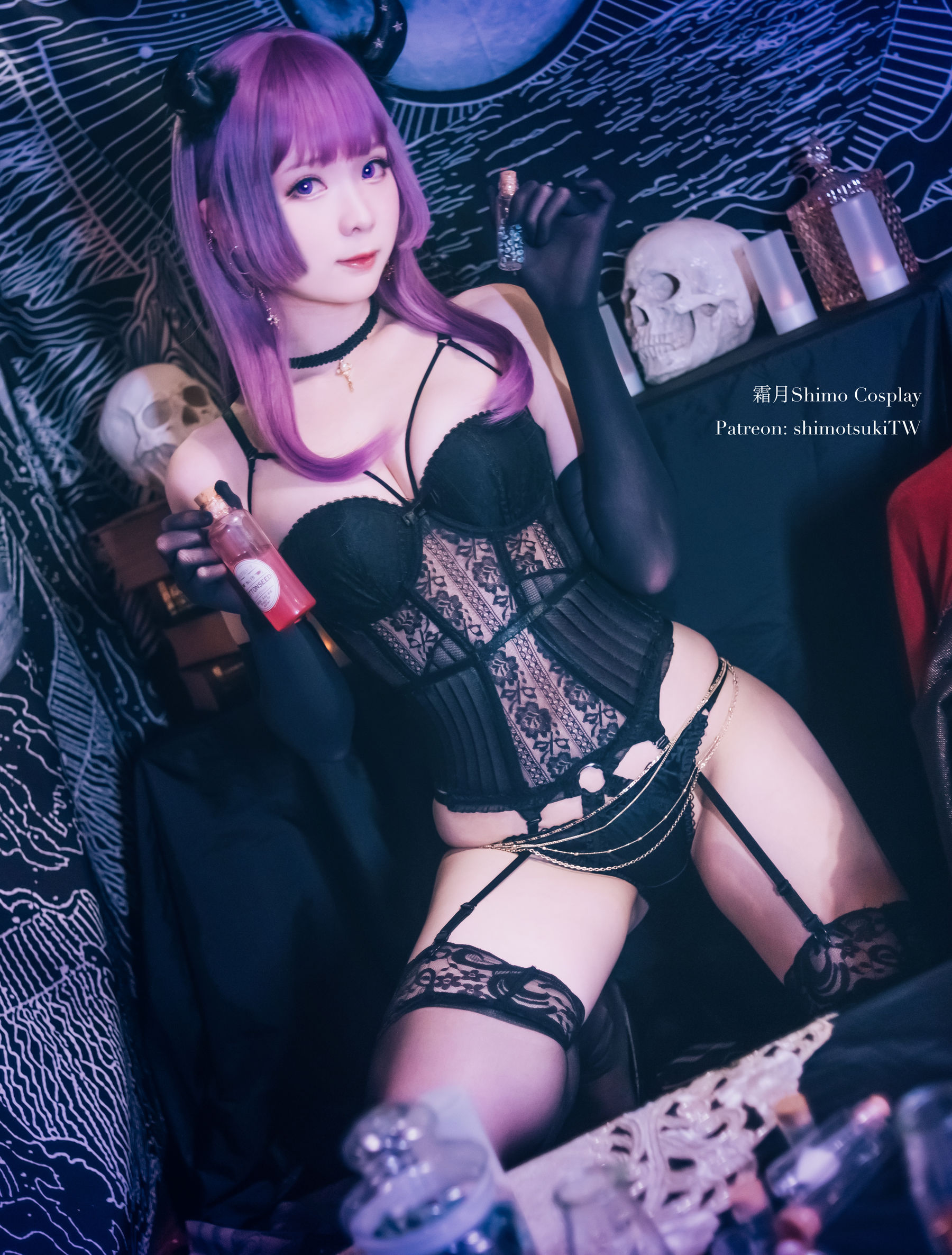 [网红COSER写真] 微博妹纸霜月shimo - 内衣