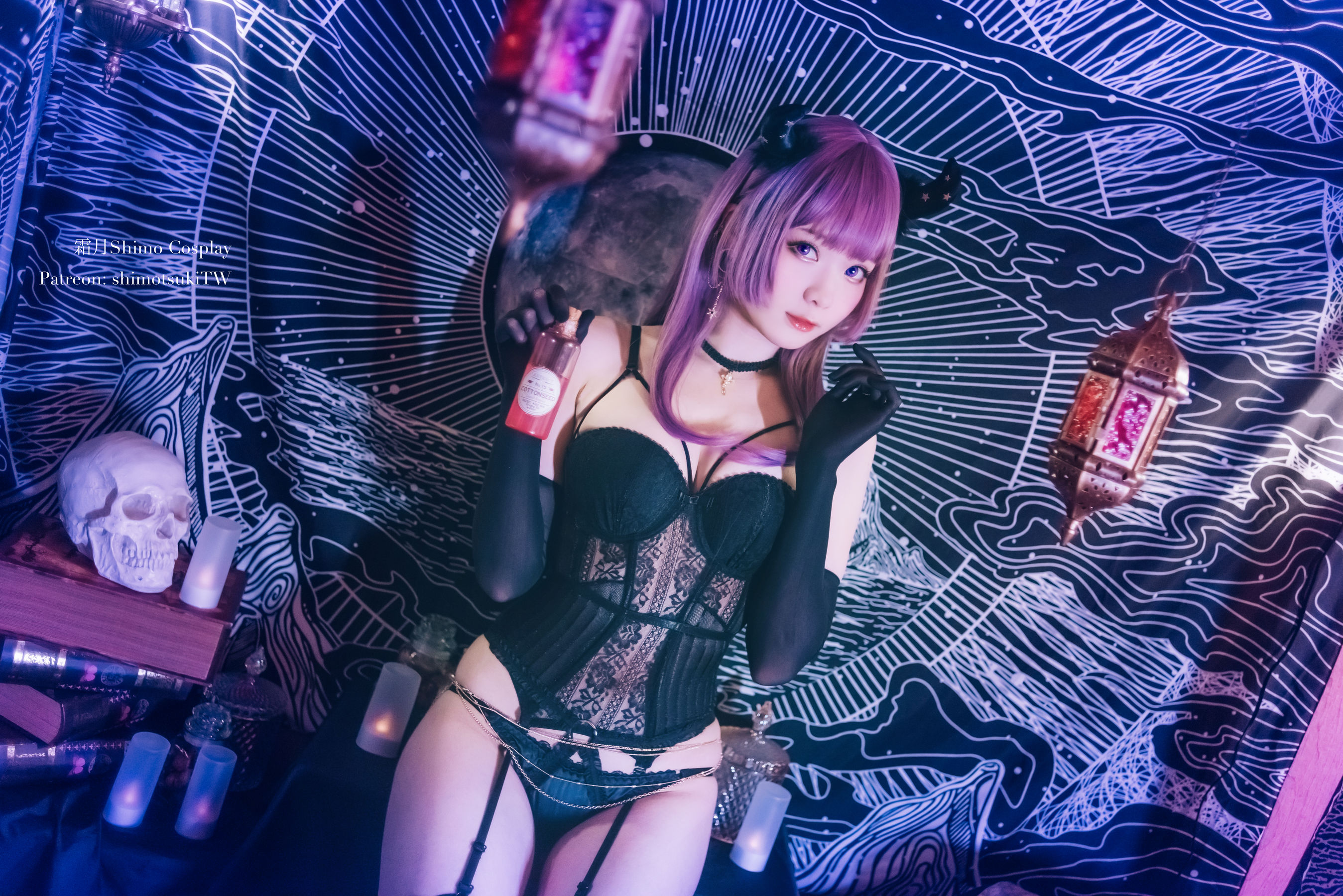 [网红COSER写真] 微博妹纸霜月shimo - 内衣