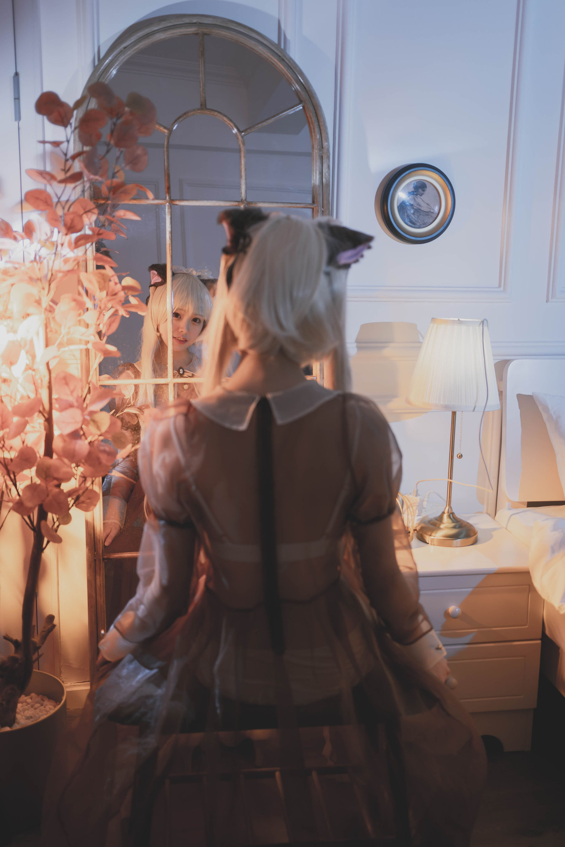 [网红COSER写真] 福利姬嘎潼 - 透明女仆
