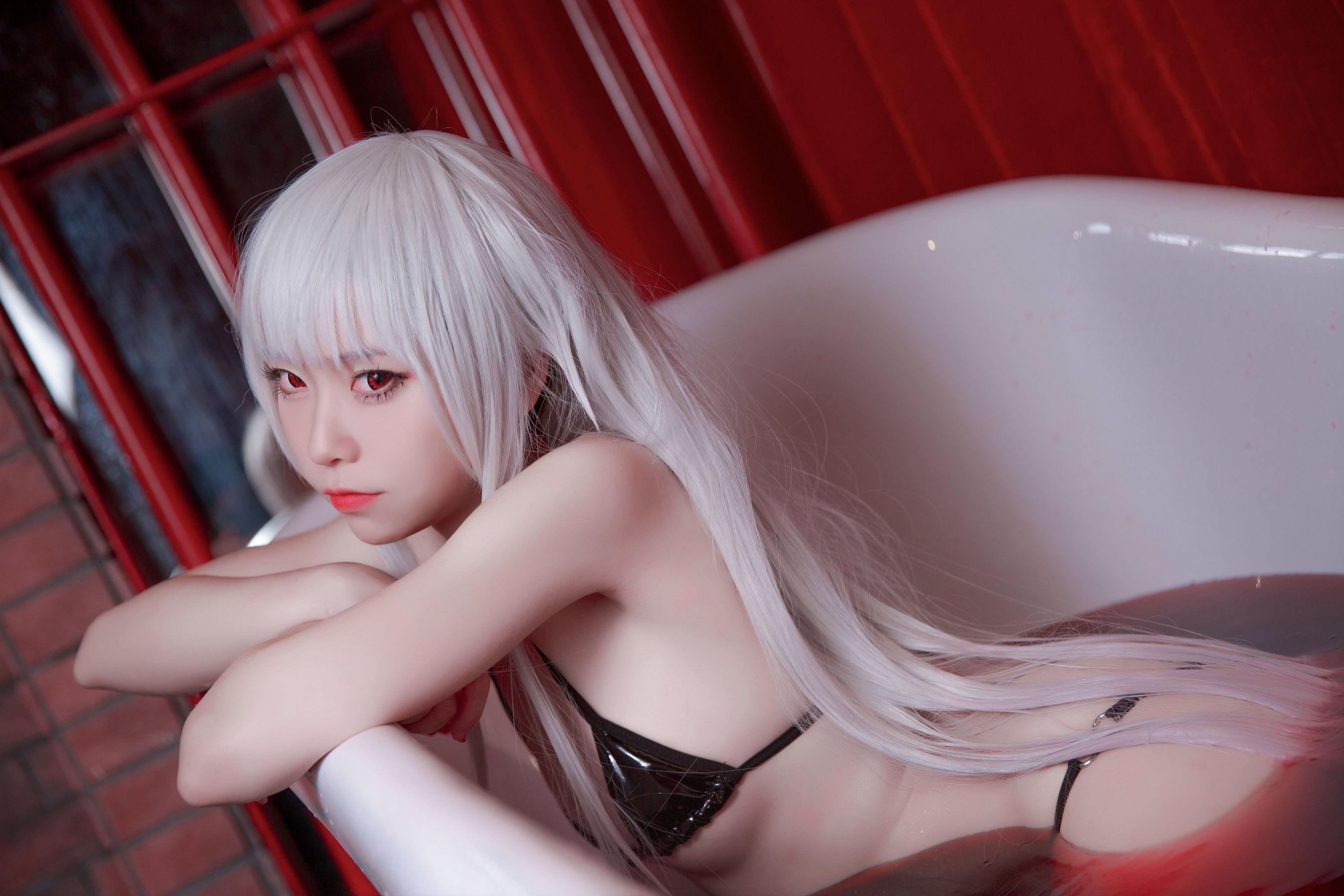 [网红COSER写真] 动漫博主G44不会受伤 - 雾枝披风